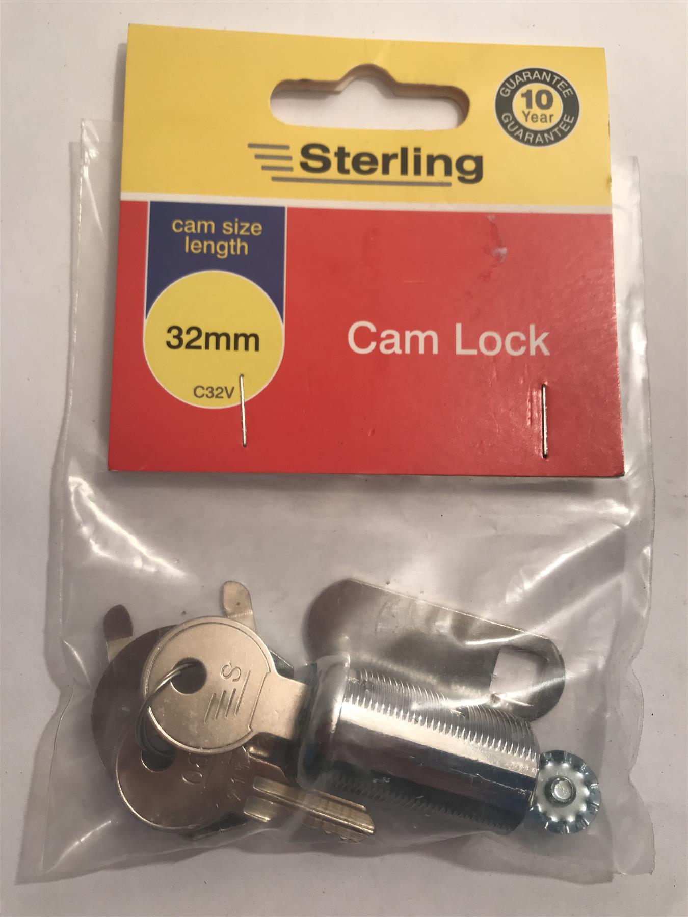 Sterling Cam Lock 32mm C32V