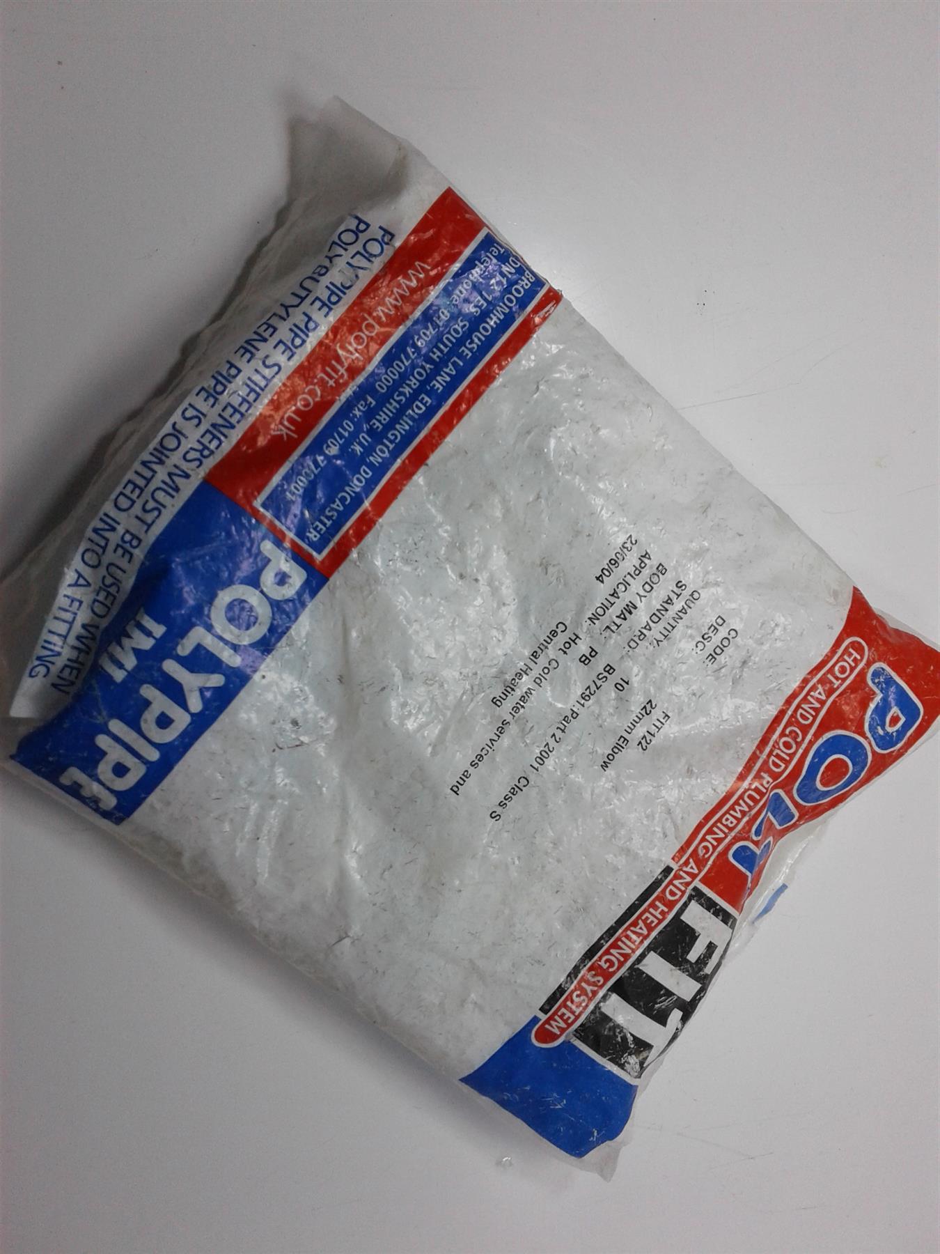 Polyfit 22mm elbow fit122