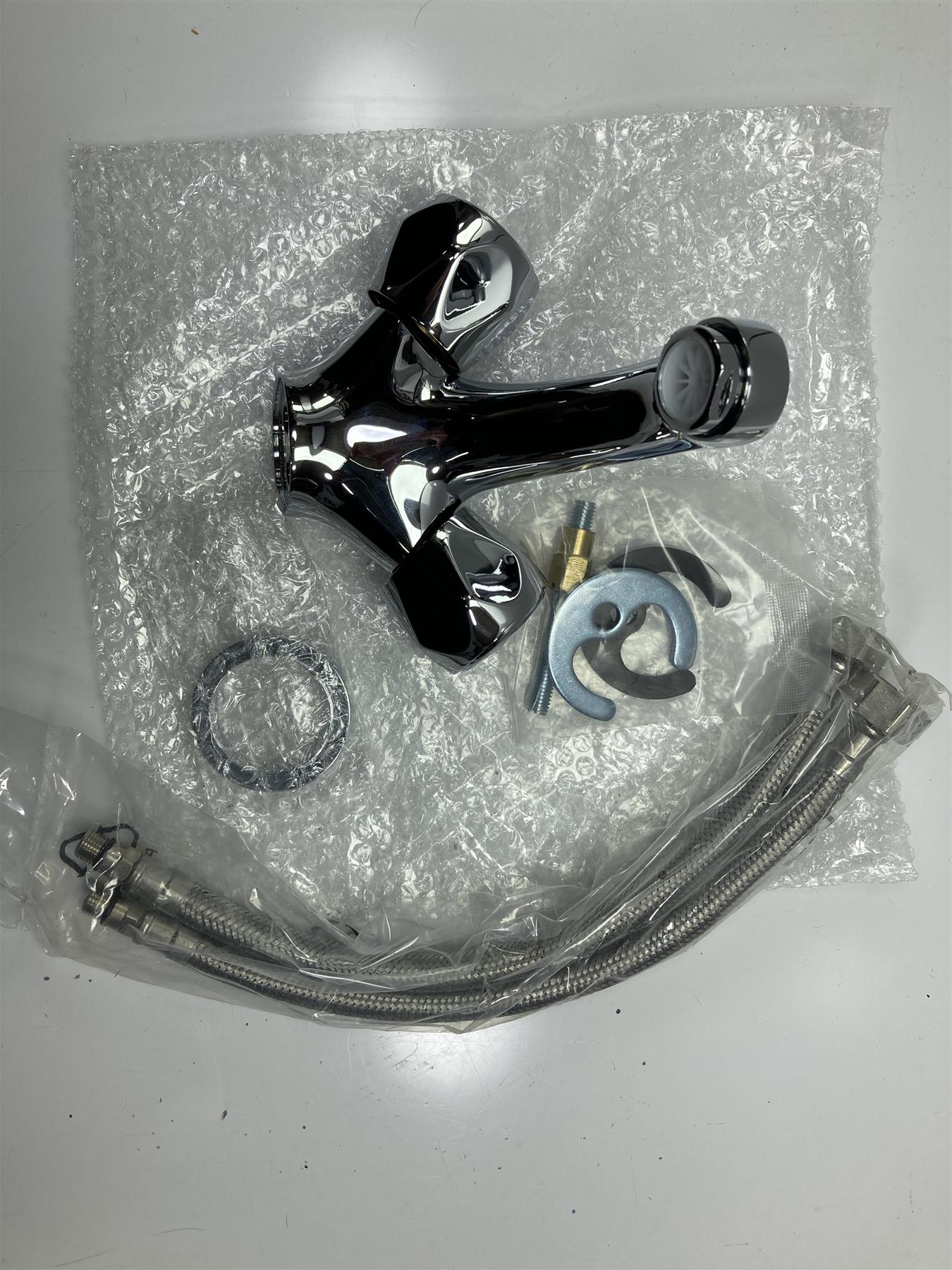 Bristan Club Monobloc Basin Sink Mixer Tap with Pop-Up Waste Chrome VAC BAS C MT