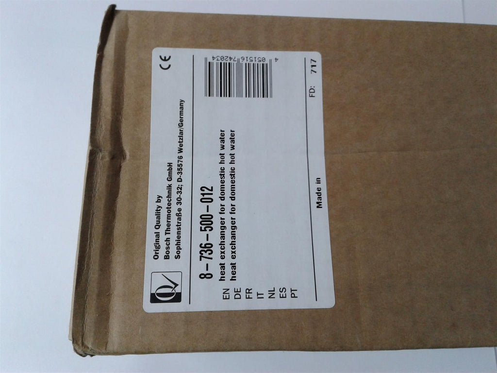 NEW WORCESTER 8736500012 PLATE HEAT EXCHANGER FOR DOMESTIC HOT WATER