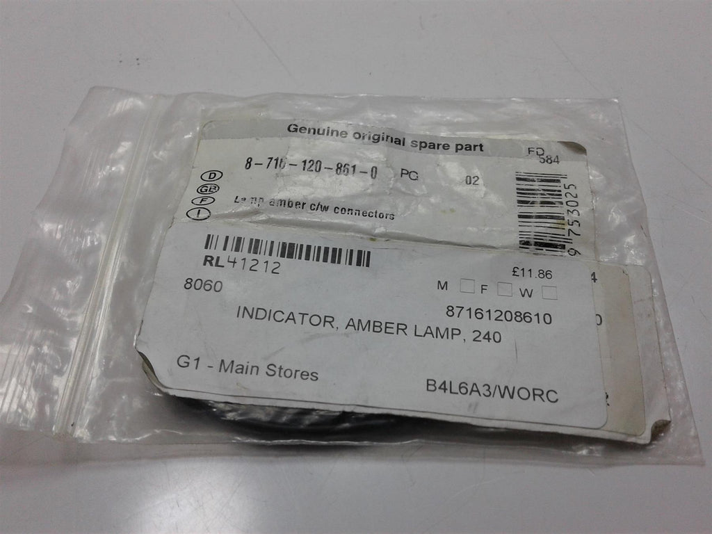 amber lamp indictor 240  87161208610