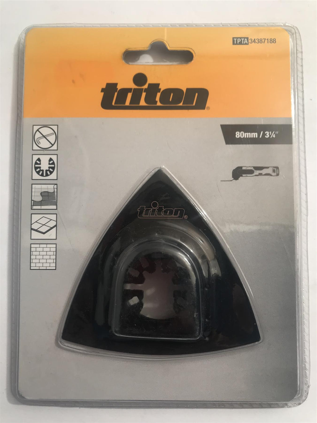Triton Triangular Tungsten Carbide Rasp - 80mm / 3¼"   387188