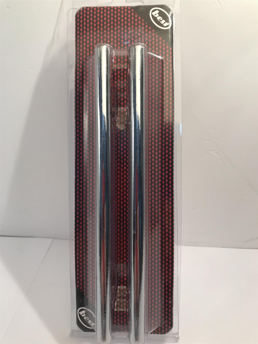 T Bar Cabinet Door Handles Bright Chrome 2 Pack 96mm