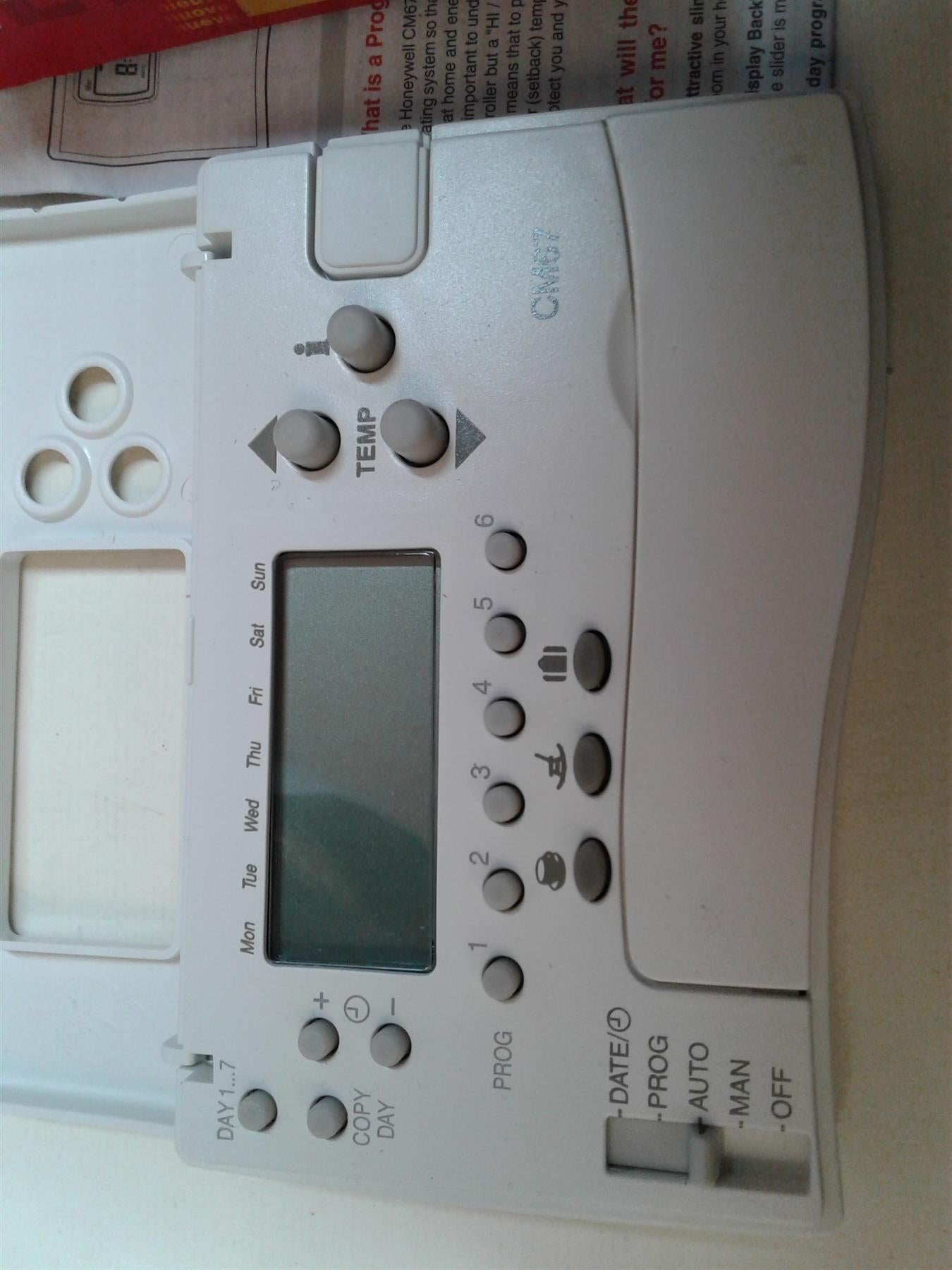 NEW HONEYWELL 7 DAY PROGRAM CENTRAL HEATING THERMOSTAT CM67