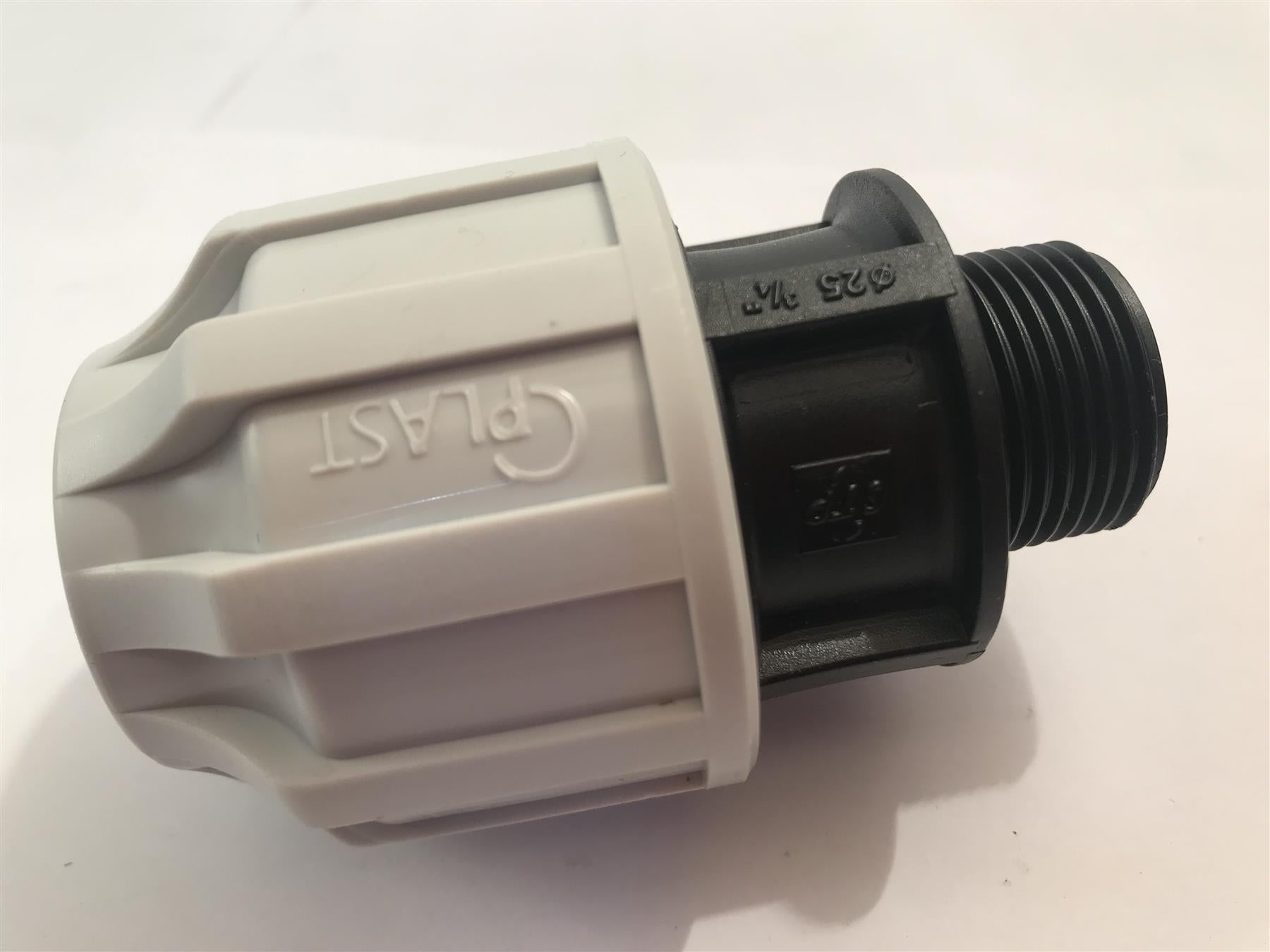MDPE Male Adaptor 25mm x 3/4"