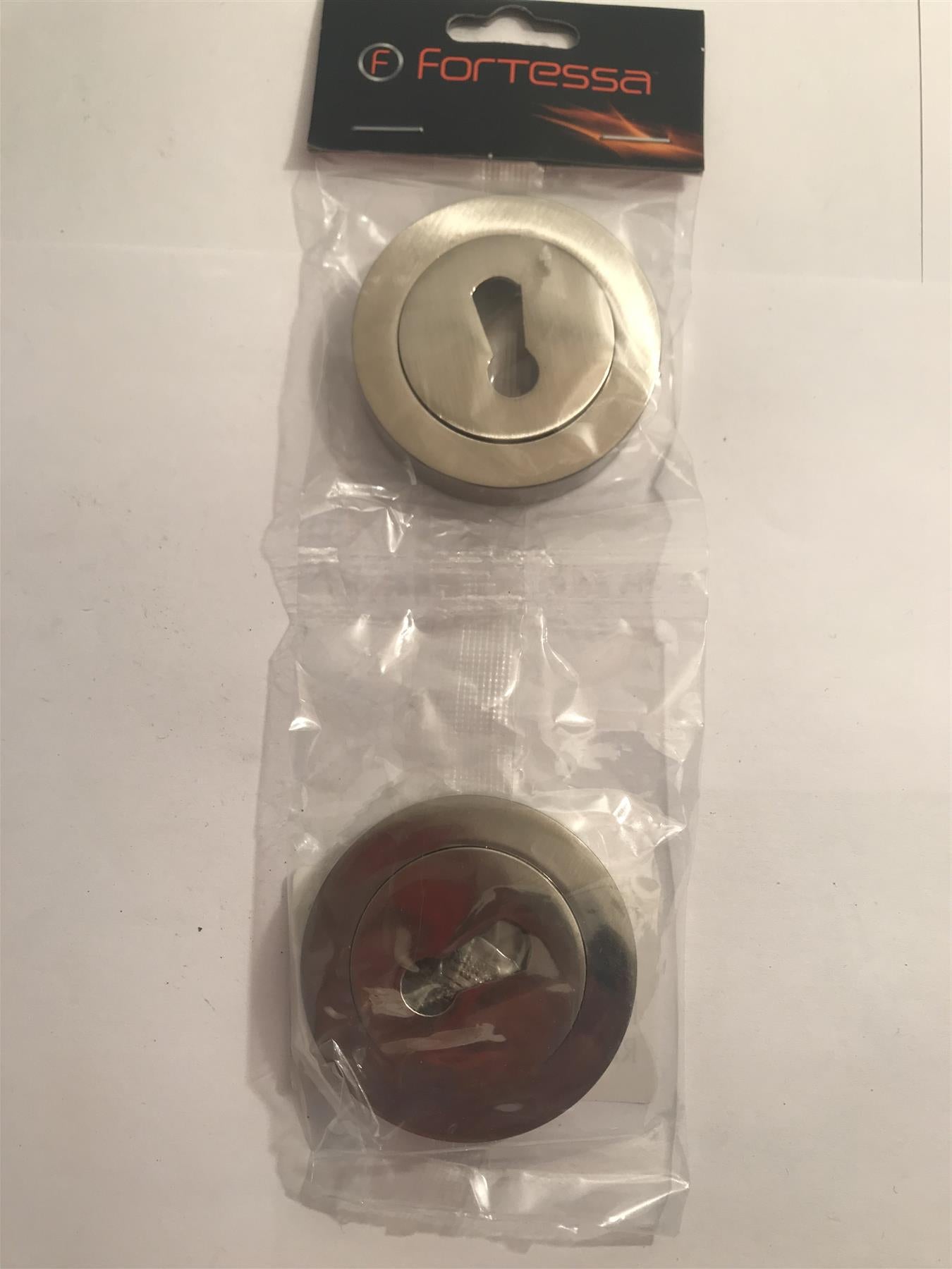 Fortessa Keyhole Escutcheon 8x51mm Satin Nickel Plated  FESC-SN 2 Pack