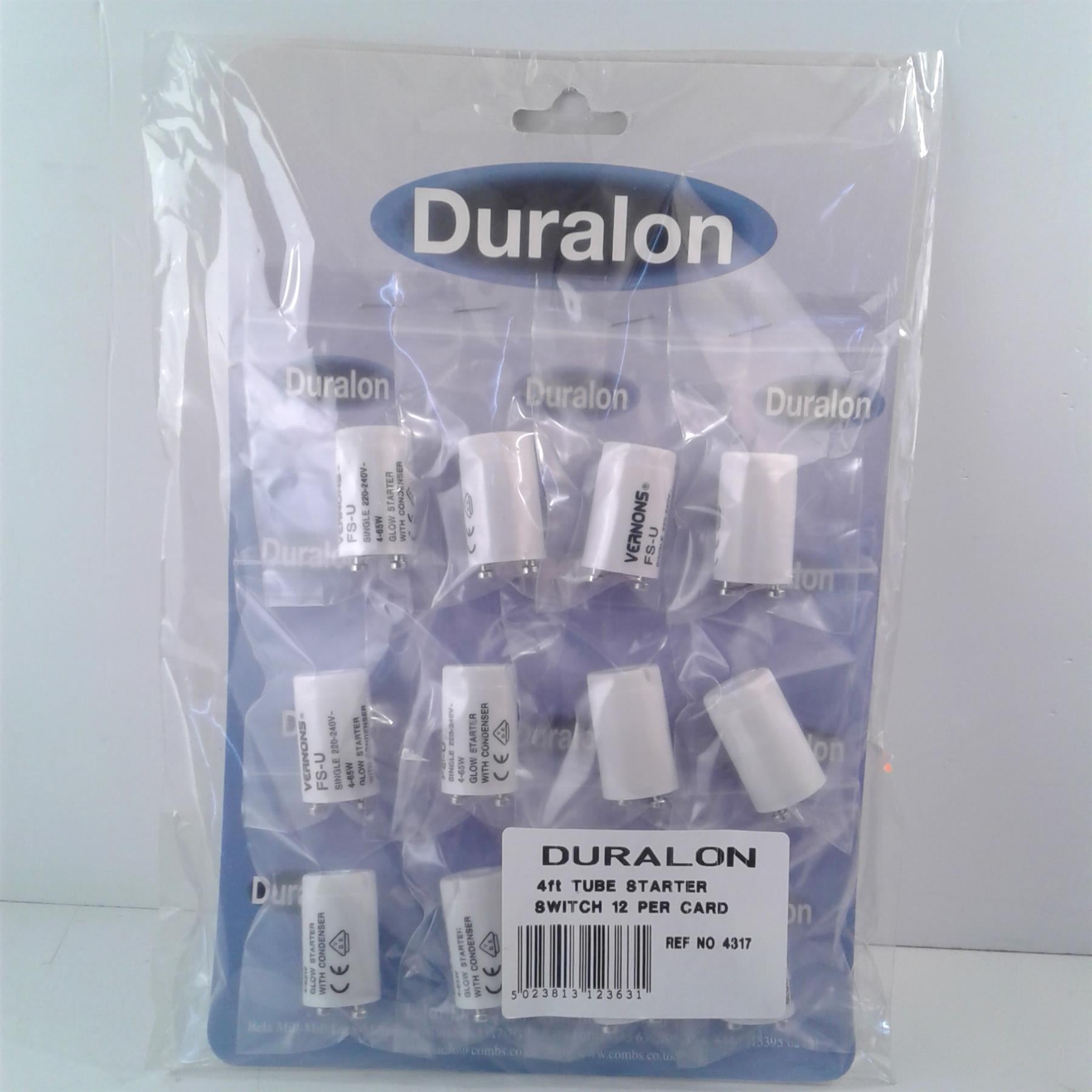 Duralon 4ft Tube Starter Switch (12 Pack)