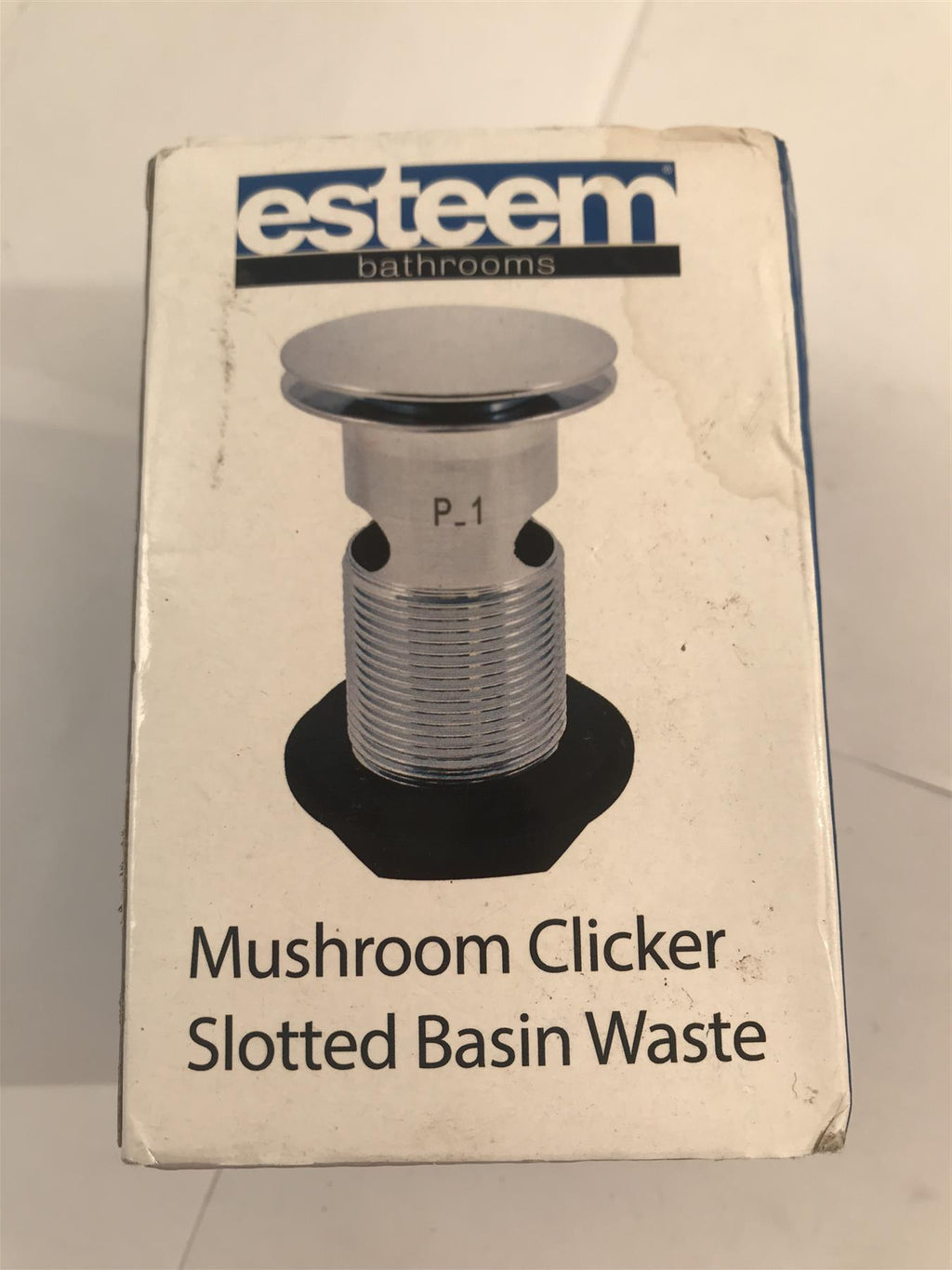 Esteem 1 1/4" Mushroom Clicker Slotted Basin Waste