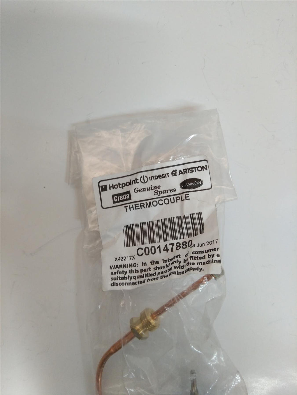 New Cannon Hotpoint C00147880 Thermocouple