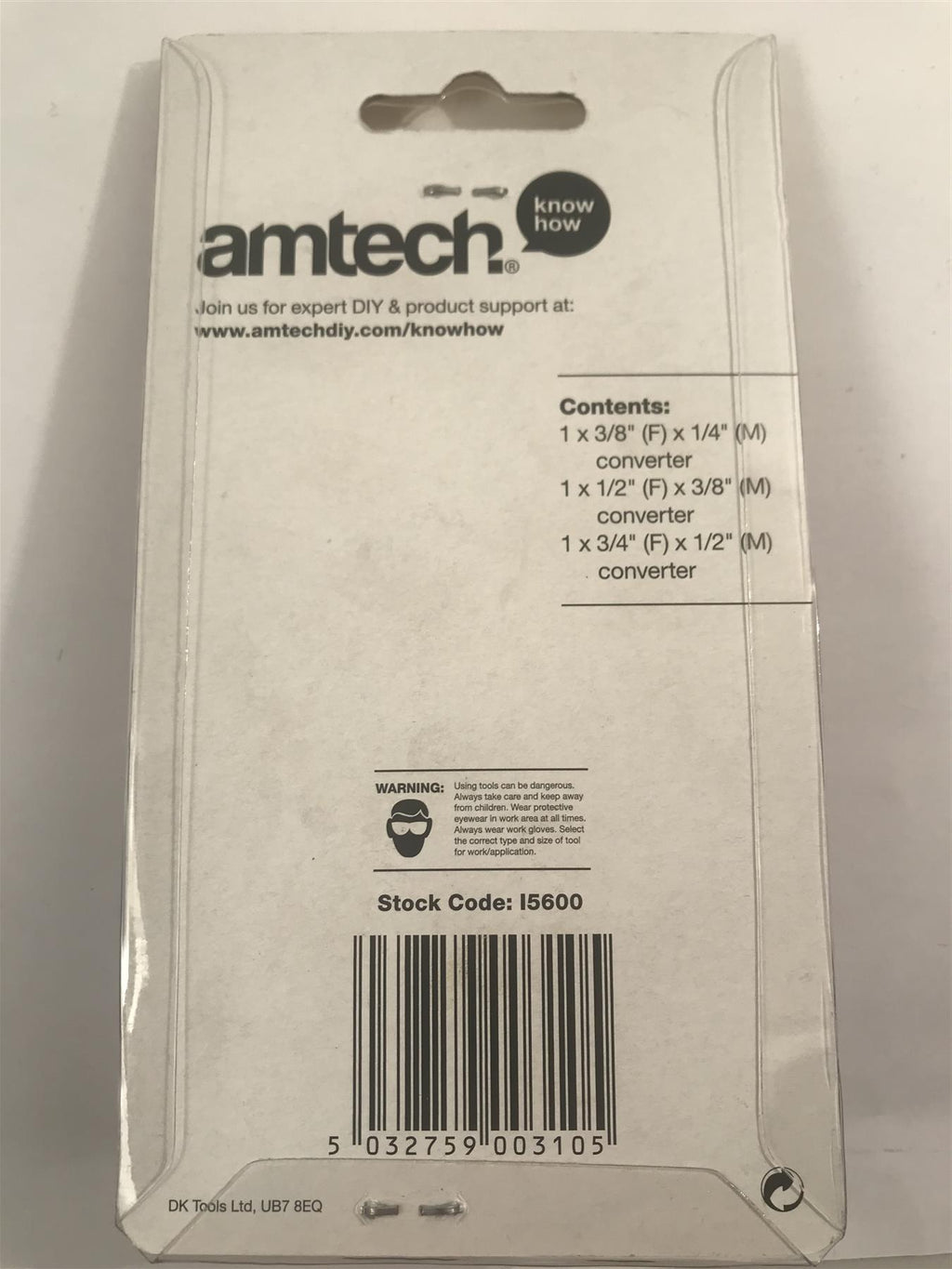 Amtech 3 Pc Air Impact Tool Converter Set 3/8" 1/2" 3/4"   I5600