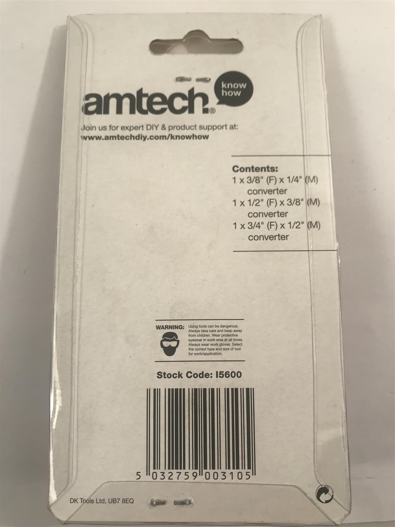 Amtech 3 Pc Air Impact Tool Converter Set 3/8" 1/2" 3/4"   I5600