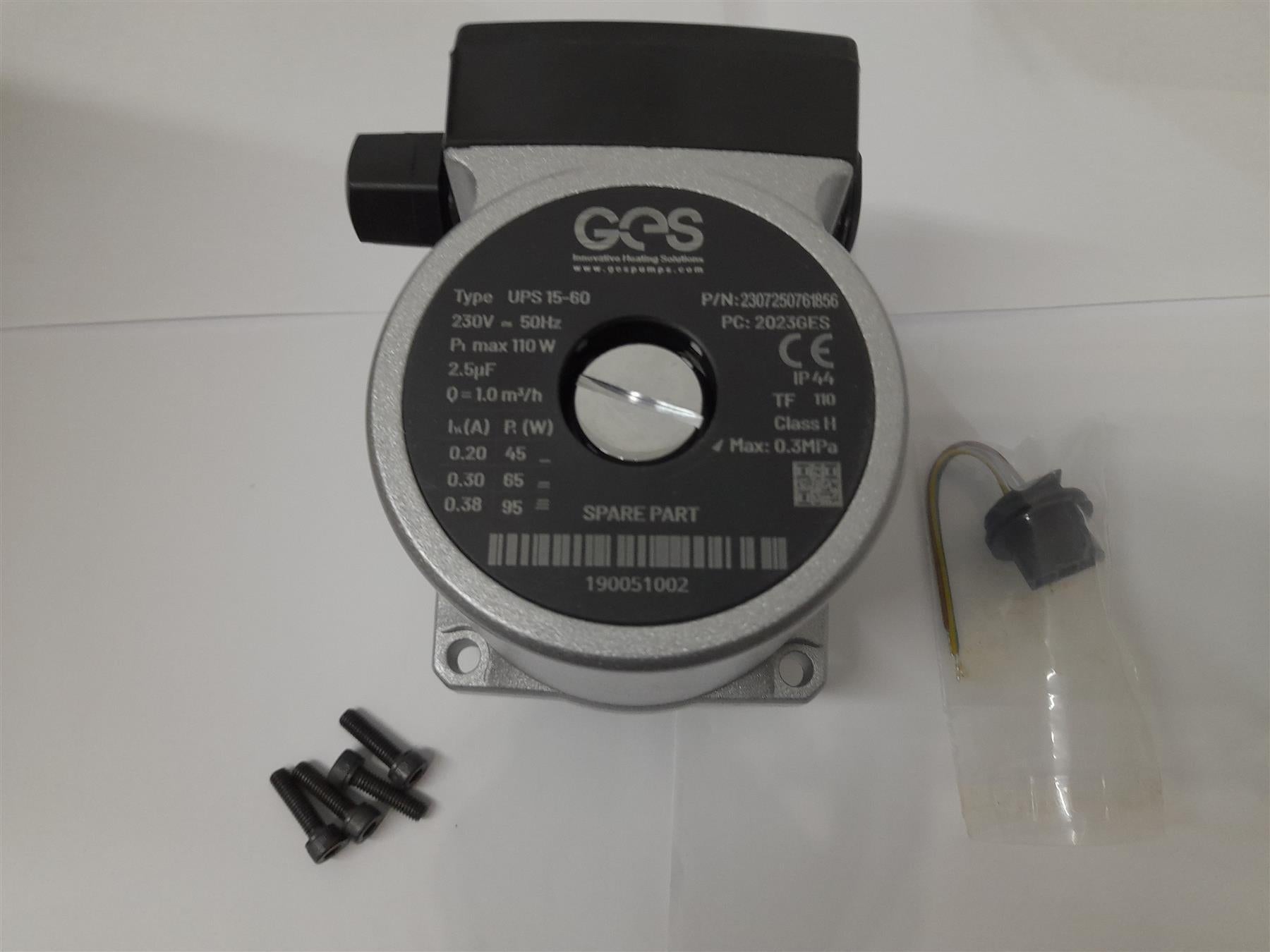 GES Circulator Pump Head UPS 15-60 230V 190.055.005