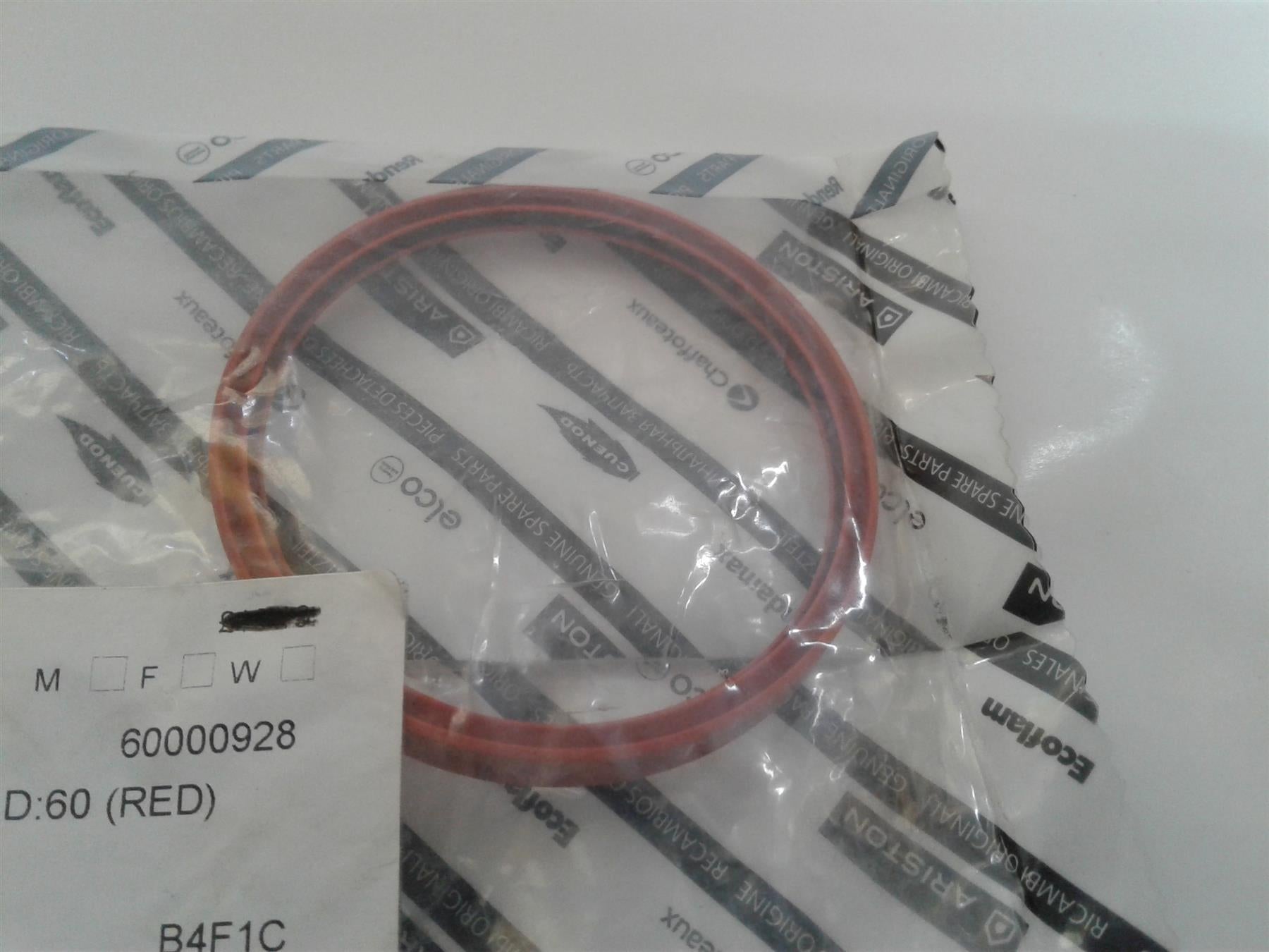 New Ariston 60000928 gasket D:60