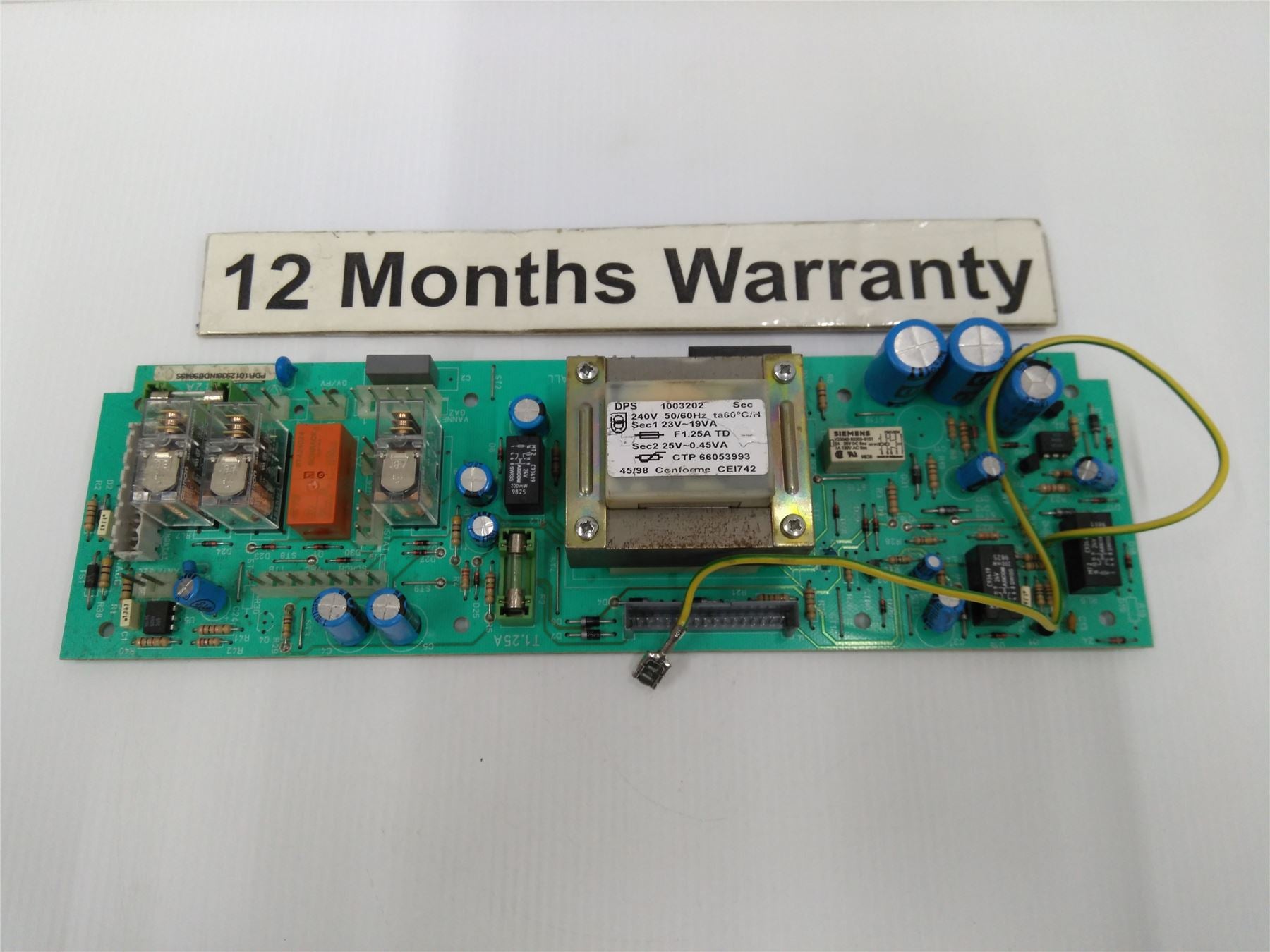 CHAFFOTEAUX 4 RELAY PCB 61010592 / 1010592 12m warranty