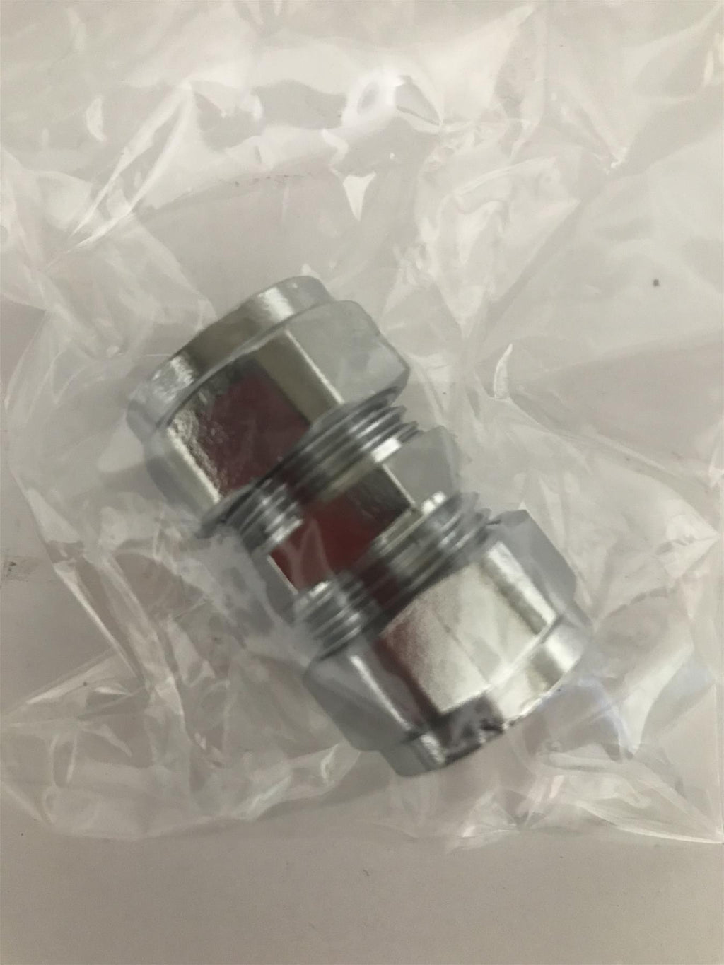 15mm Chrome Straight Compression Coupling