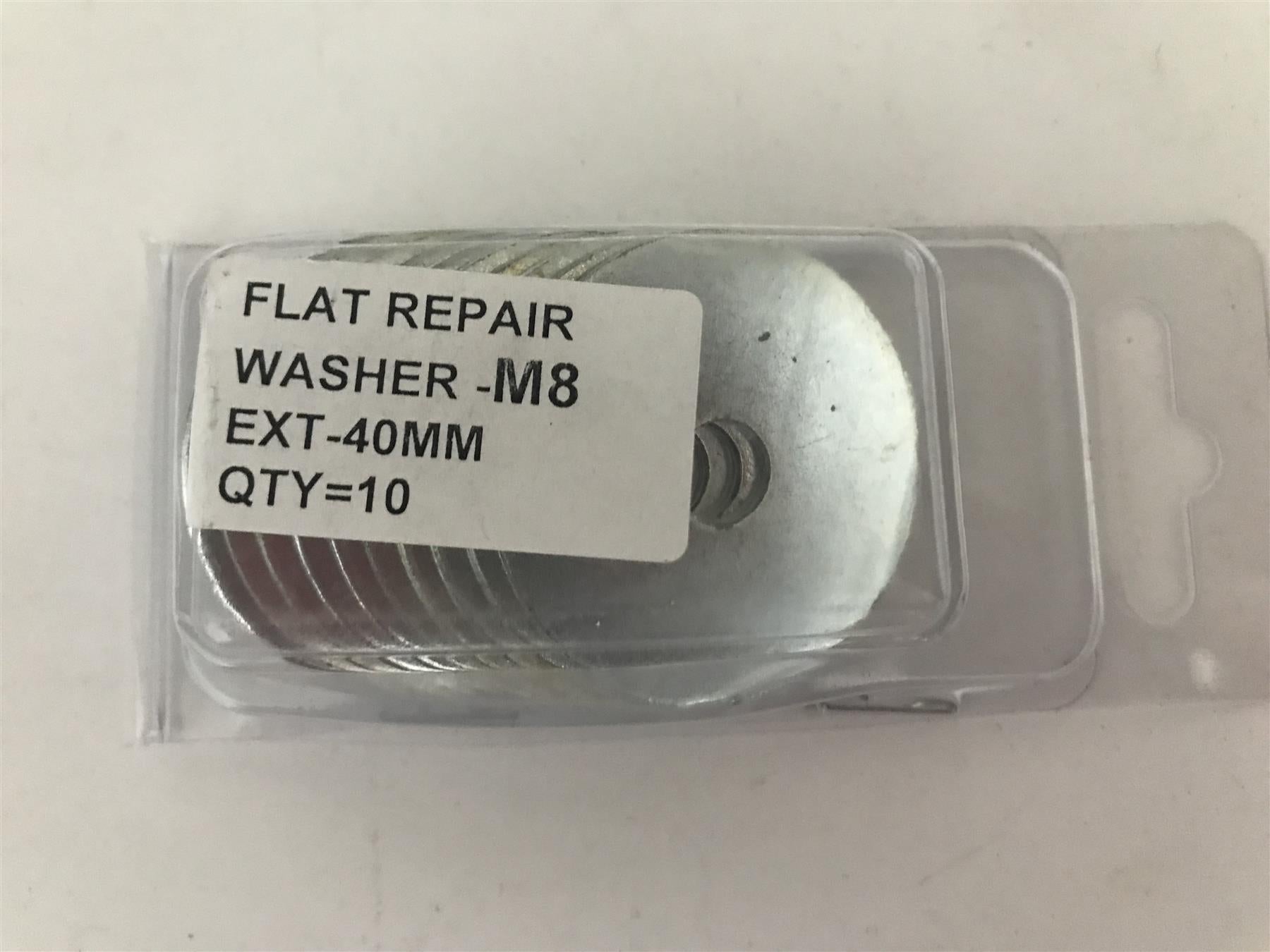 M8 - 40mm Flat Repair Washer (Pack 10)
