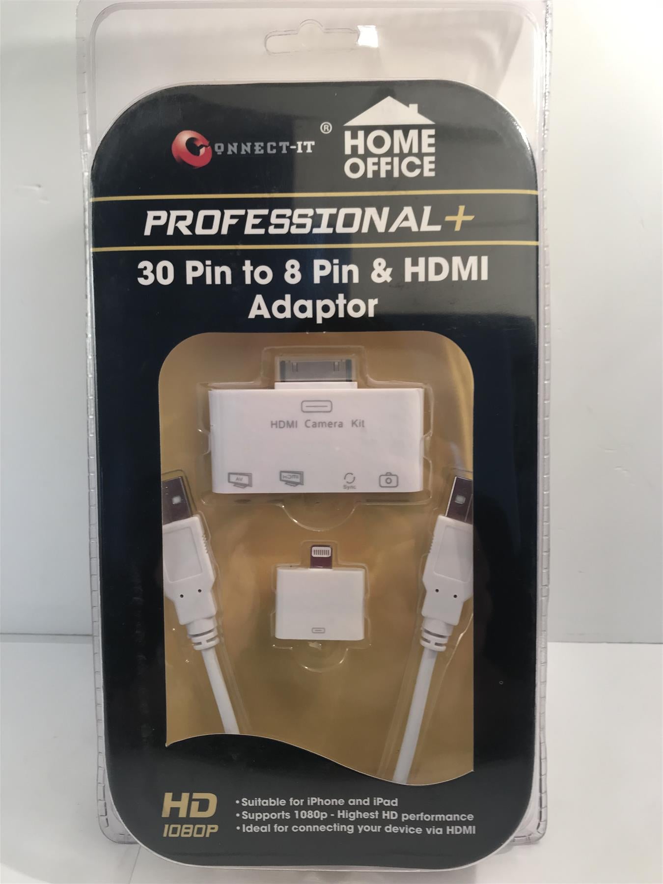 30 Pin to 8 Pin & HDMI Adaptor suitable for iPhone and iPad  175532