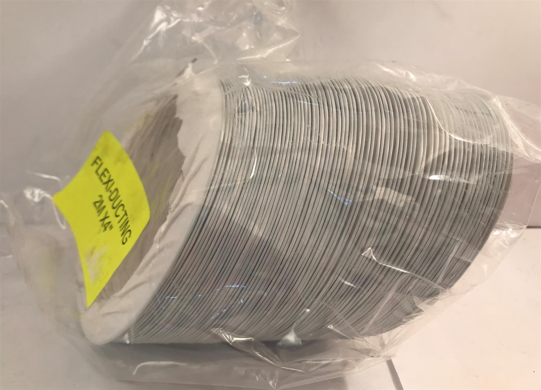 4" x 2M PVC Round Flexi Ducting