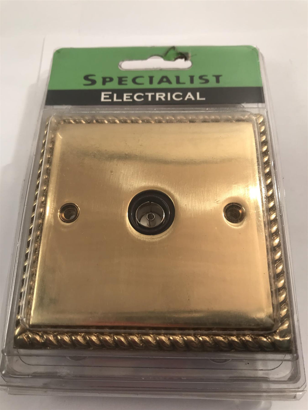 Specialist Co-Axial Socket Georgian Cast Black Insert SEGC31B
