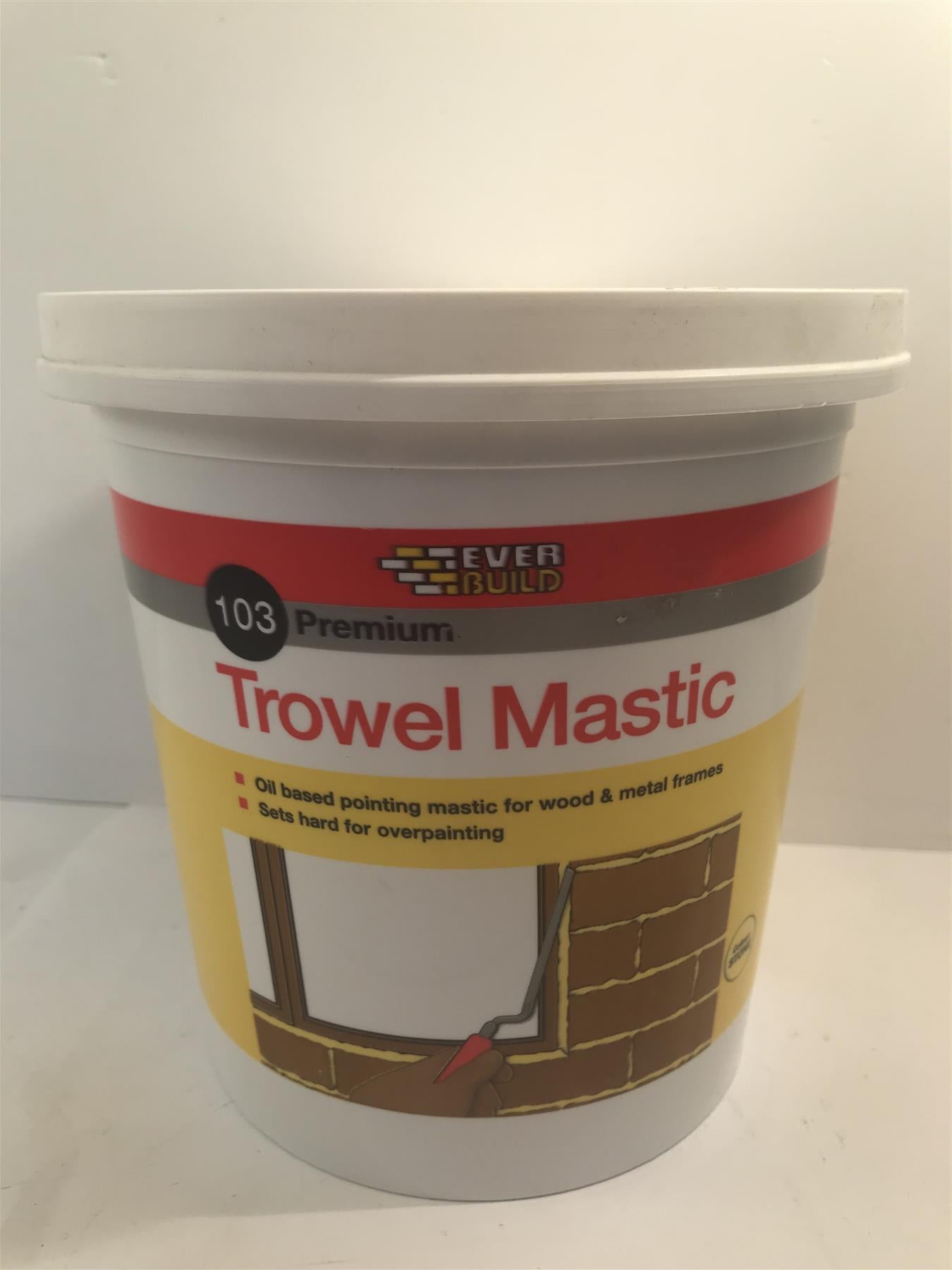Everbuild 103 Premium Trowel Mastic 3kg  Stone