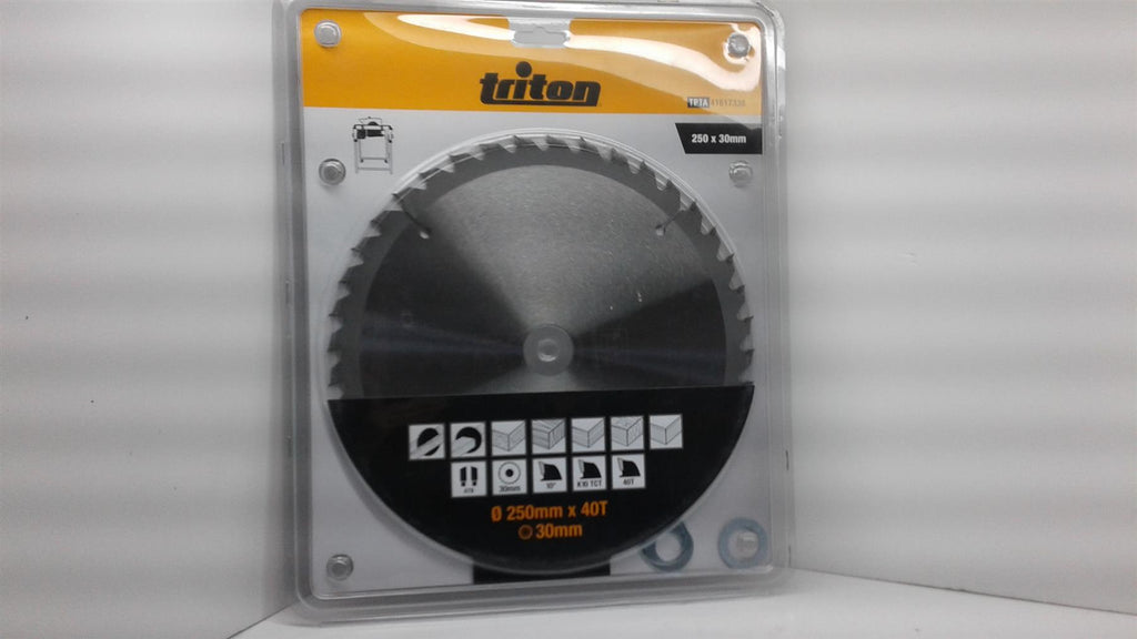 Triton 617338 Woodworking Saw Blade 250 x 30mm 40T