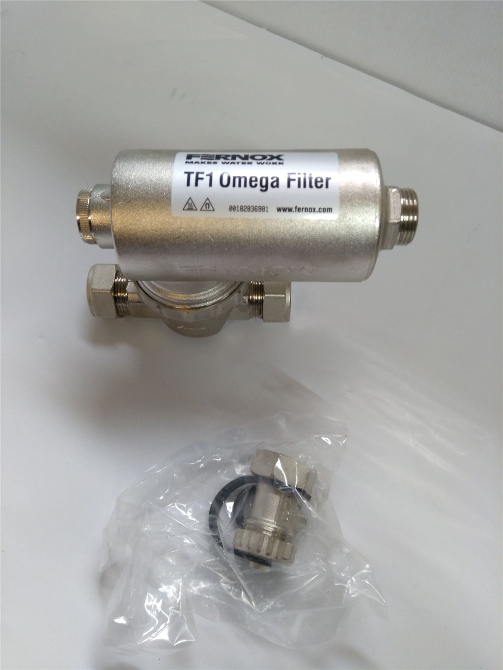 New Fernox TF1 Omega Filter No Valves - 22mm
