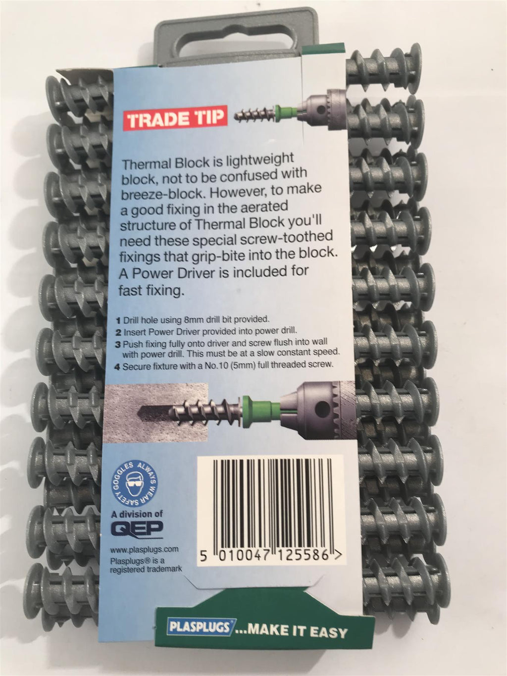 Thermal Block Fixings Includes Special Drill & Power-Driver  SSCP558