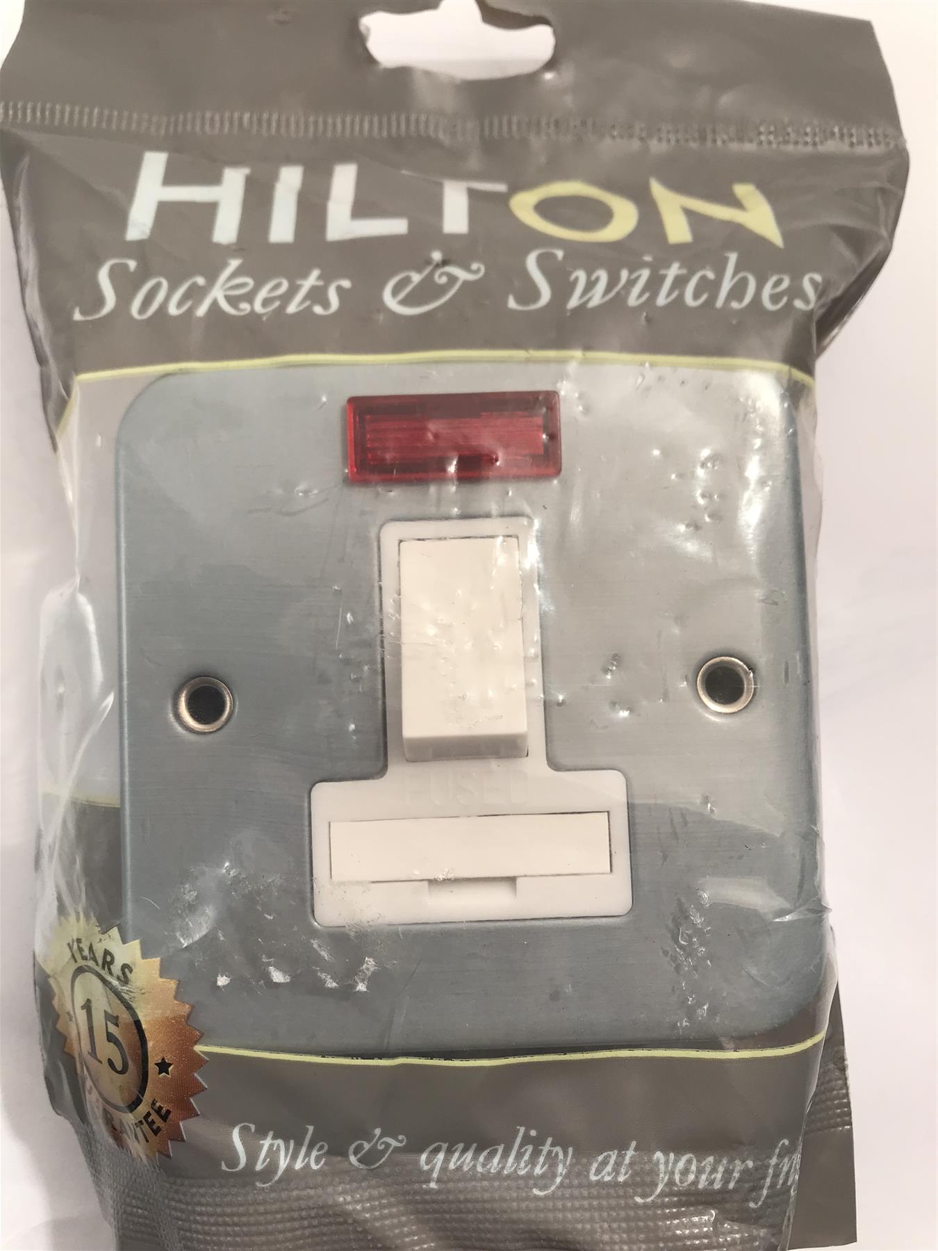 13A Switched Fused Spur with Neon Metal Clad  MCSSPN