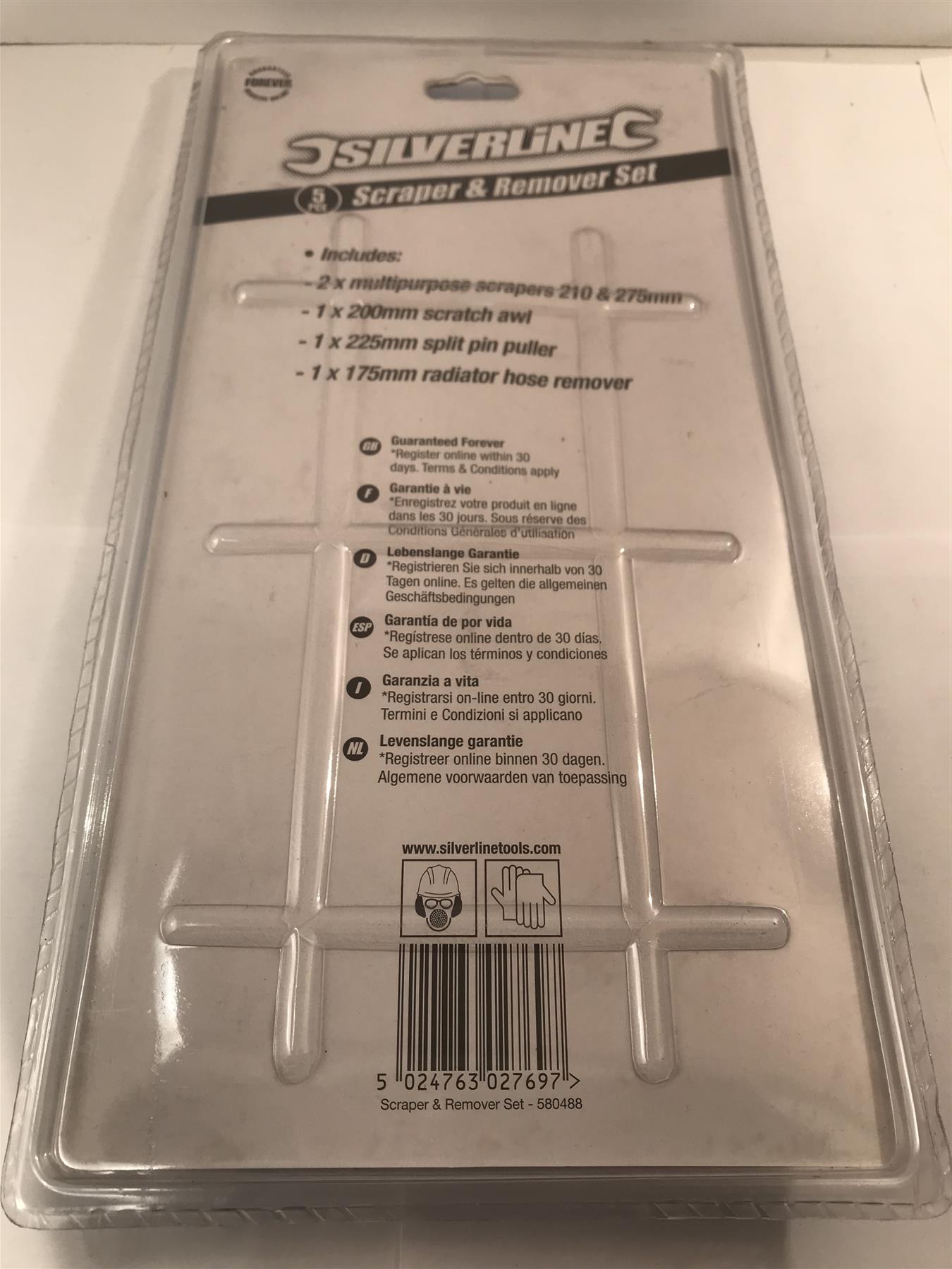 Silverline 5pc Scraper & Remover Set  580488