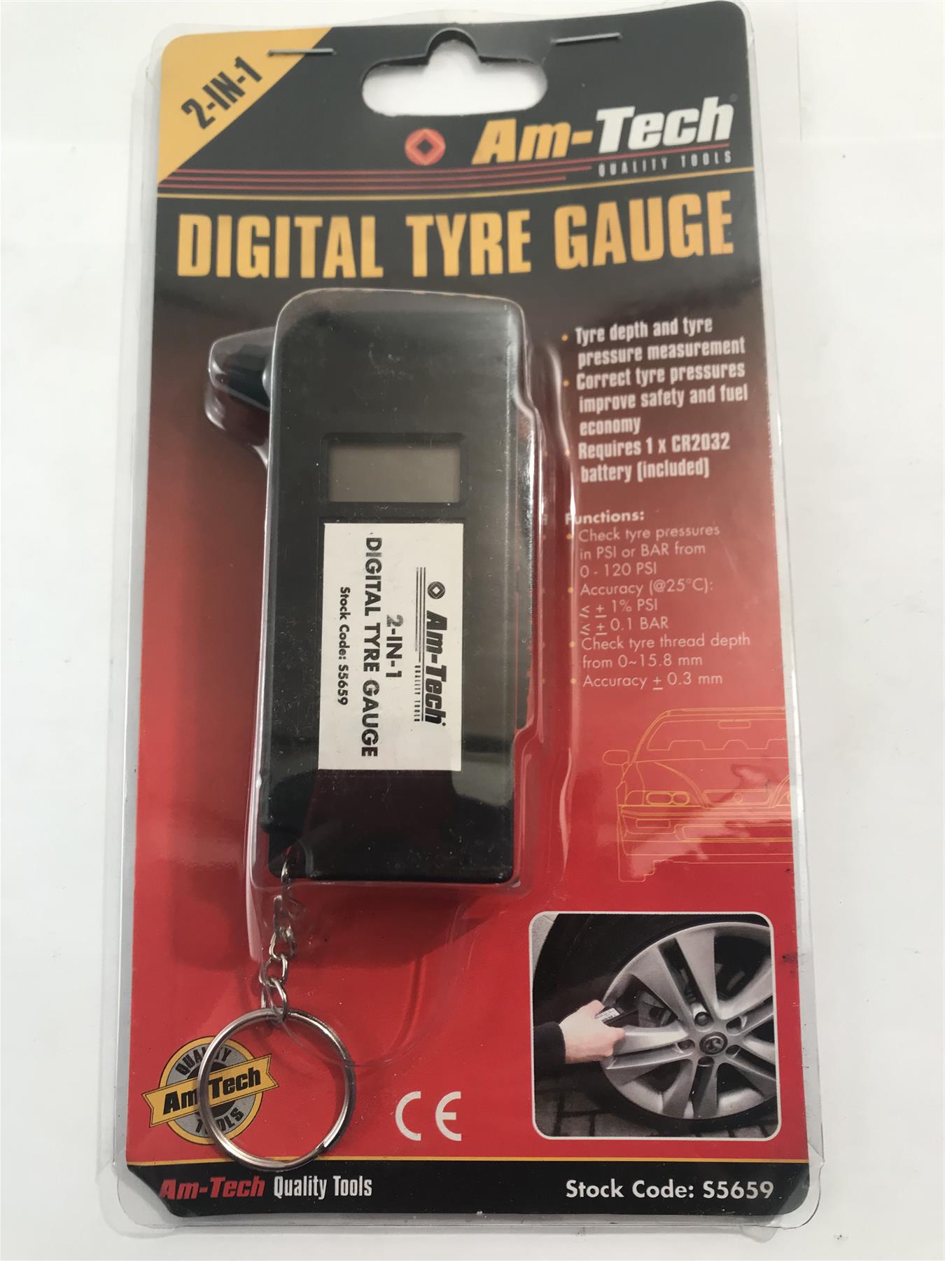 Amtech 2 in 1 Digital Type Gauge  S5659