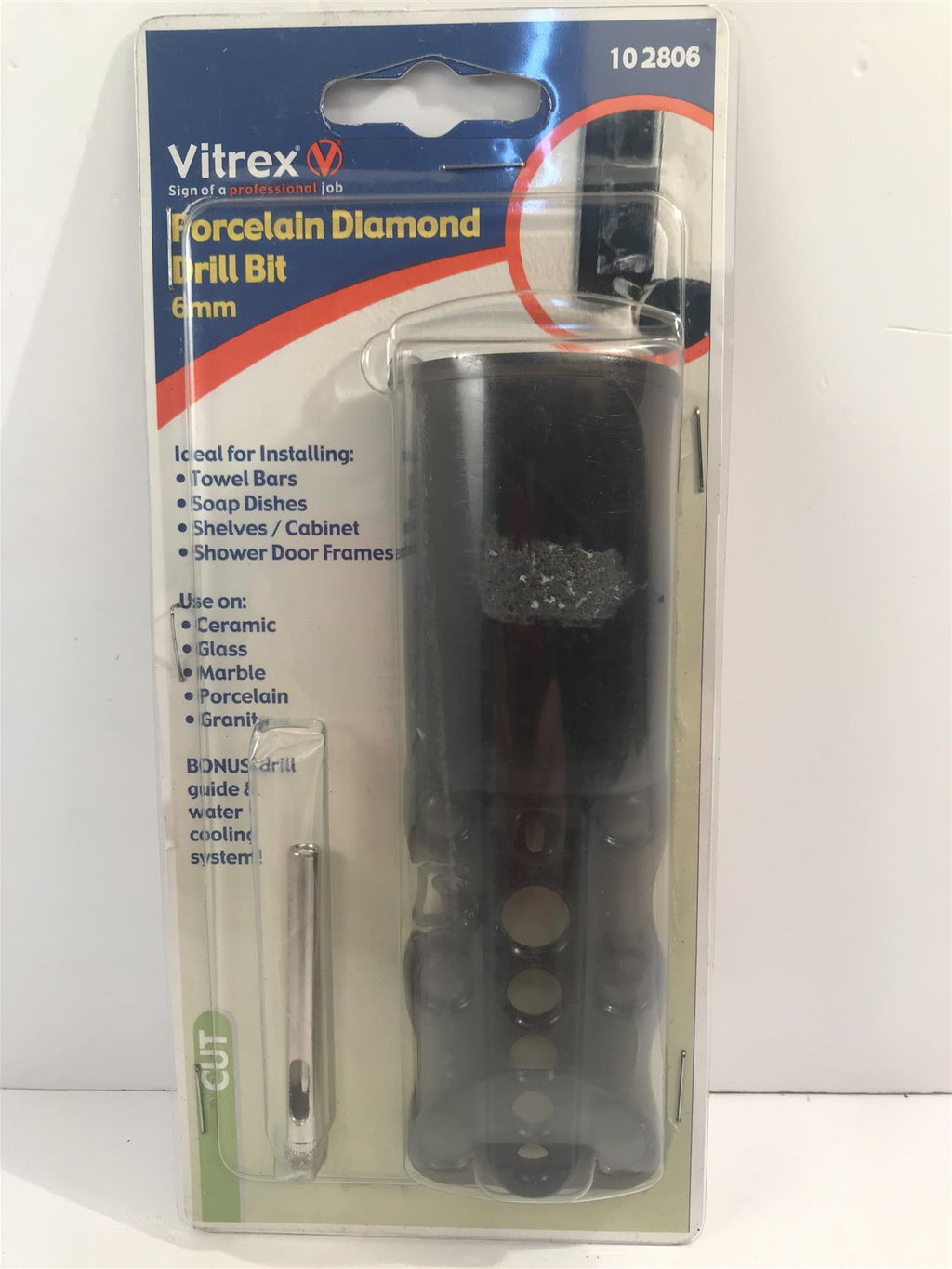 Vitrex Porcelain Diamond Drill Bit 6mm  10 2806