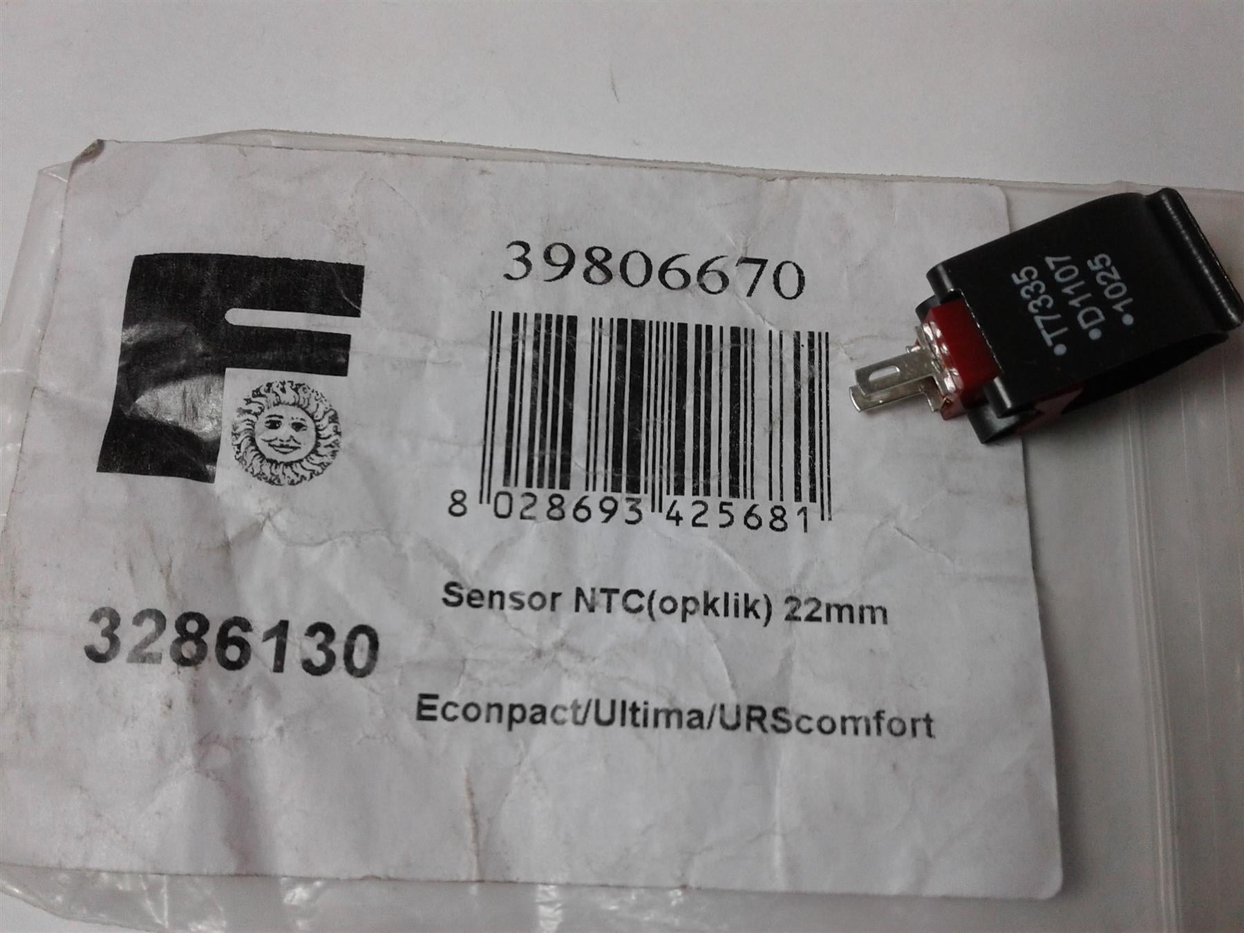 NEW FERROLI 39806670 Sensor NTC 22mm