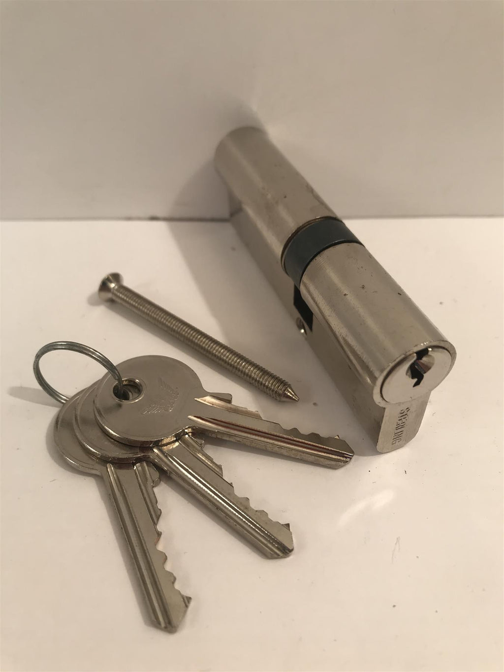 Sterling EPN005 Double Euro 5 Pin Cylinder 85mm (35x50), Polished Nickel
