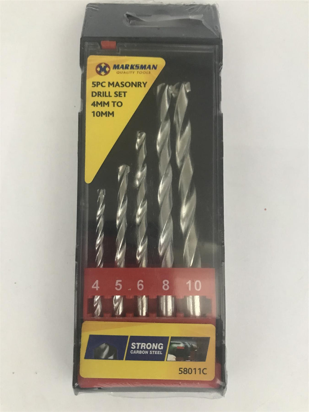 Marksman 5pc Masonry Drill Set 4 - 10mm  58011C