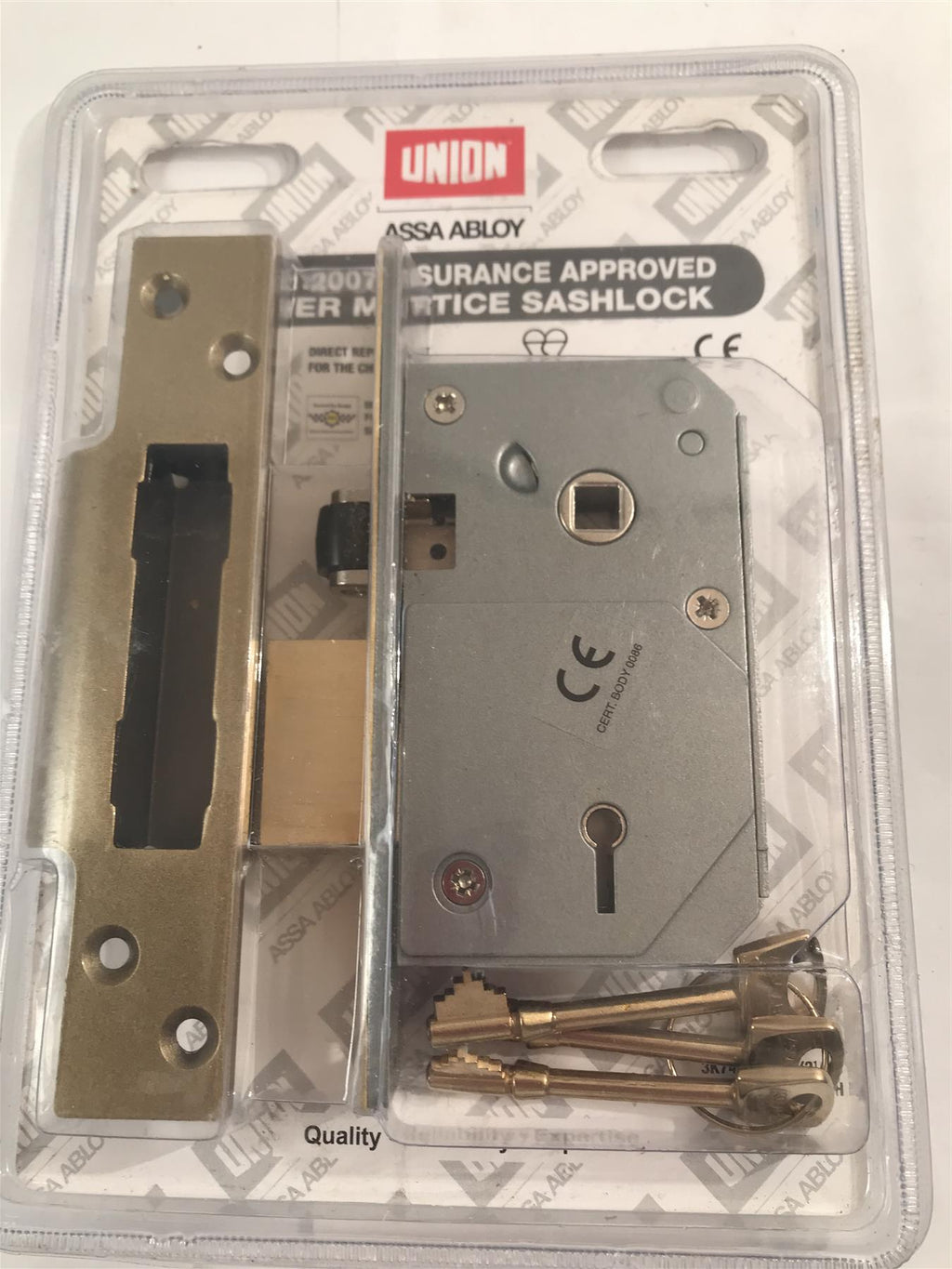 Union Brass  BS3621 5 Lever Mortice Sashlock  67mm  3K74E