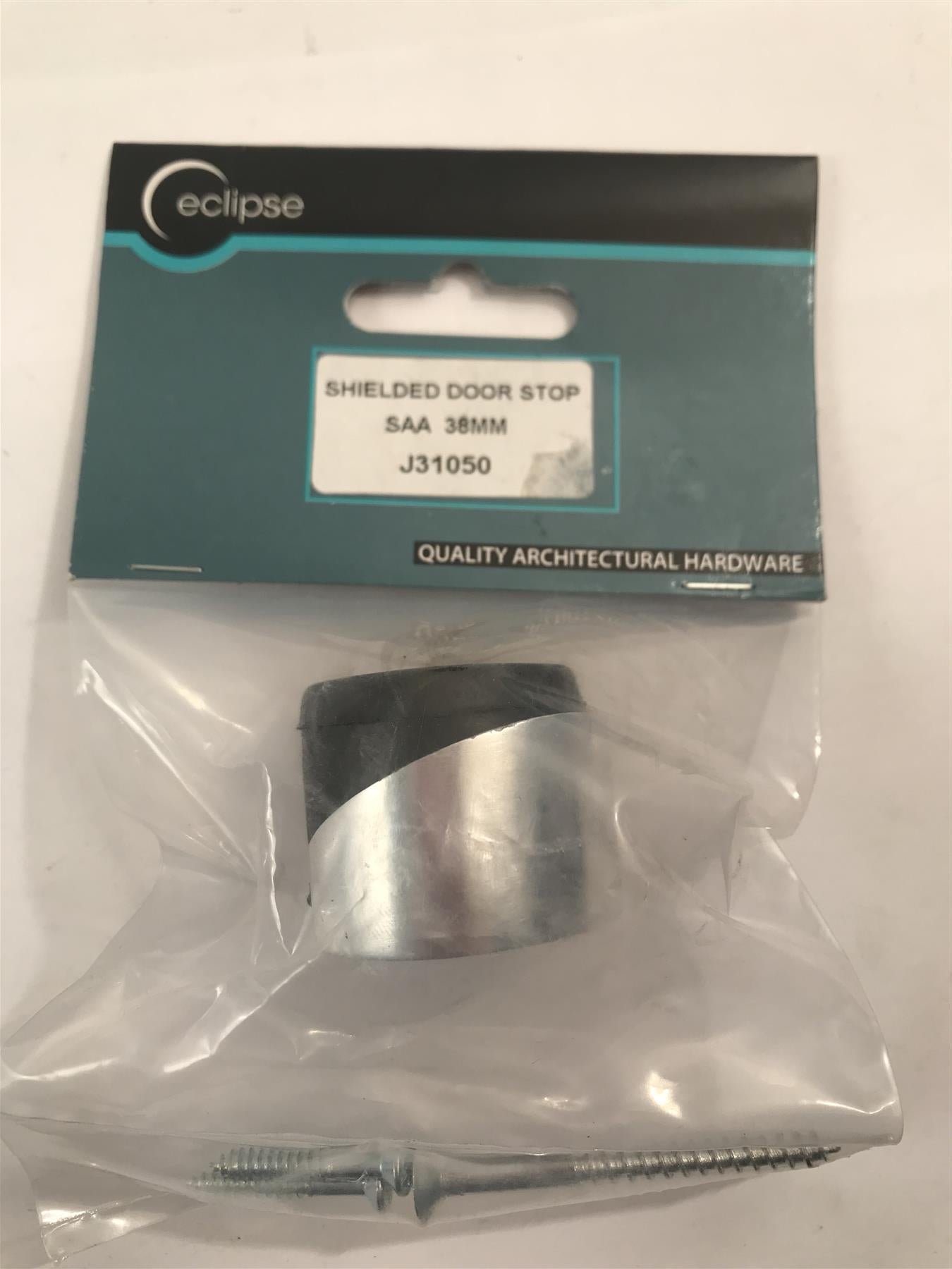 Eclipse Shielded Door Stop Satin Chrome 38mm  J31050