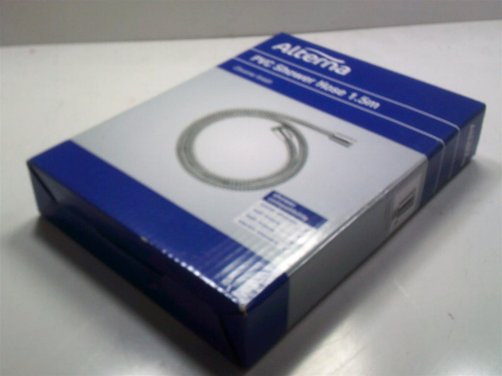 Alterna ALTS0012 PVC Chrome Finish Shower Hose 1.5m