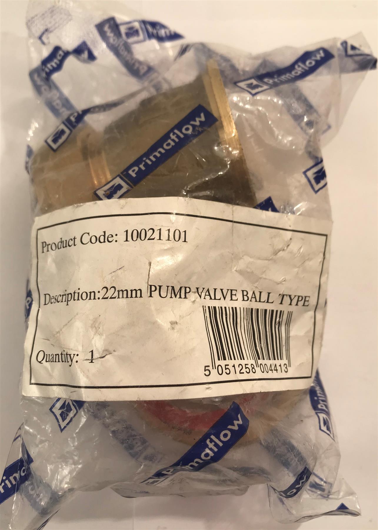 22mm Pump Valve Ball Type 10021101