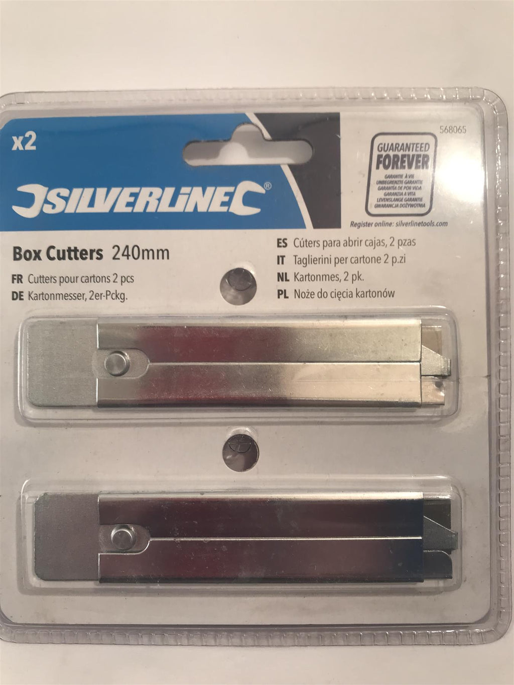 Silverline Box Cutters 240mm  568065