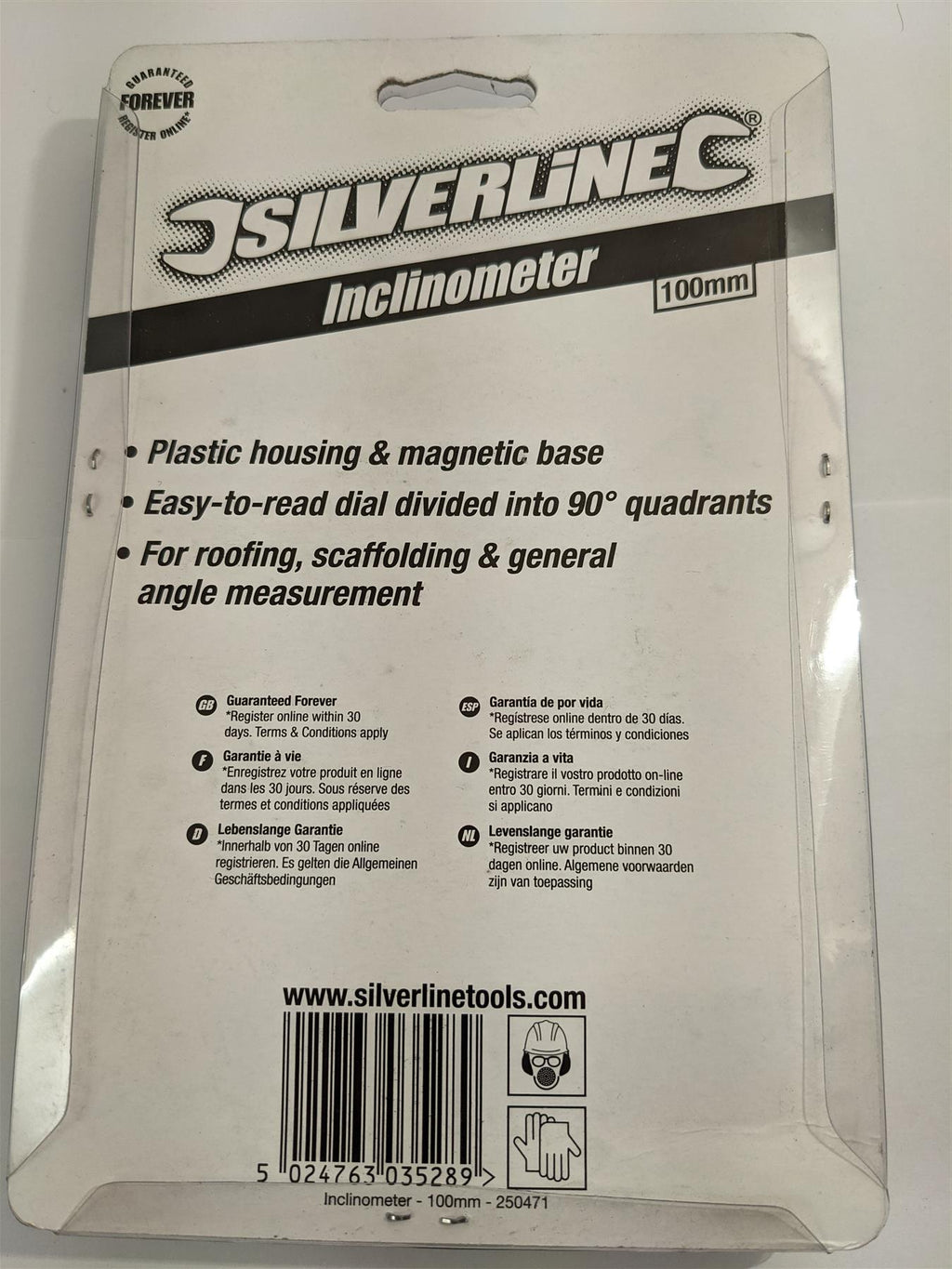 Silverline 250471 Inclinometer 100mm