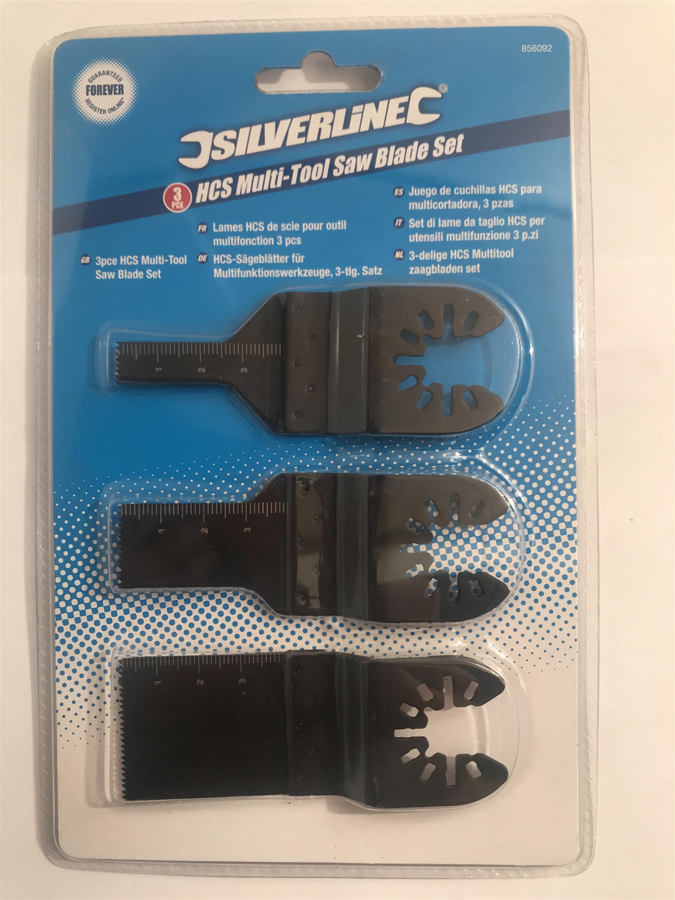 Silverline 3pc HCS Multi-Tool Blade Set  856092