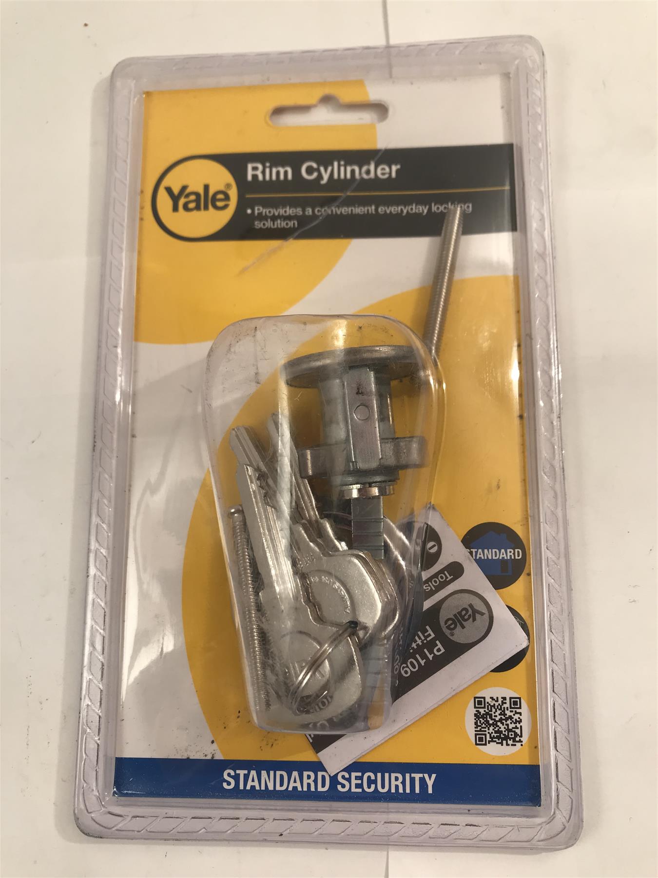 Yale Rim Cylinder  P-4KP1109-CH