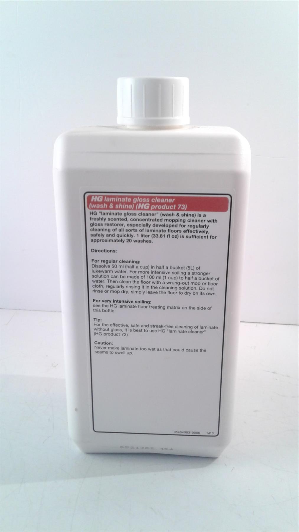 HG Laminate Gloss Cleaner (Wash & Shine) - 1L