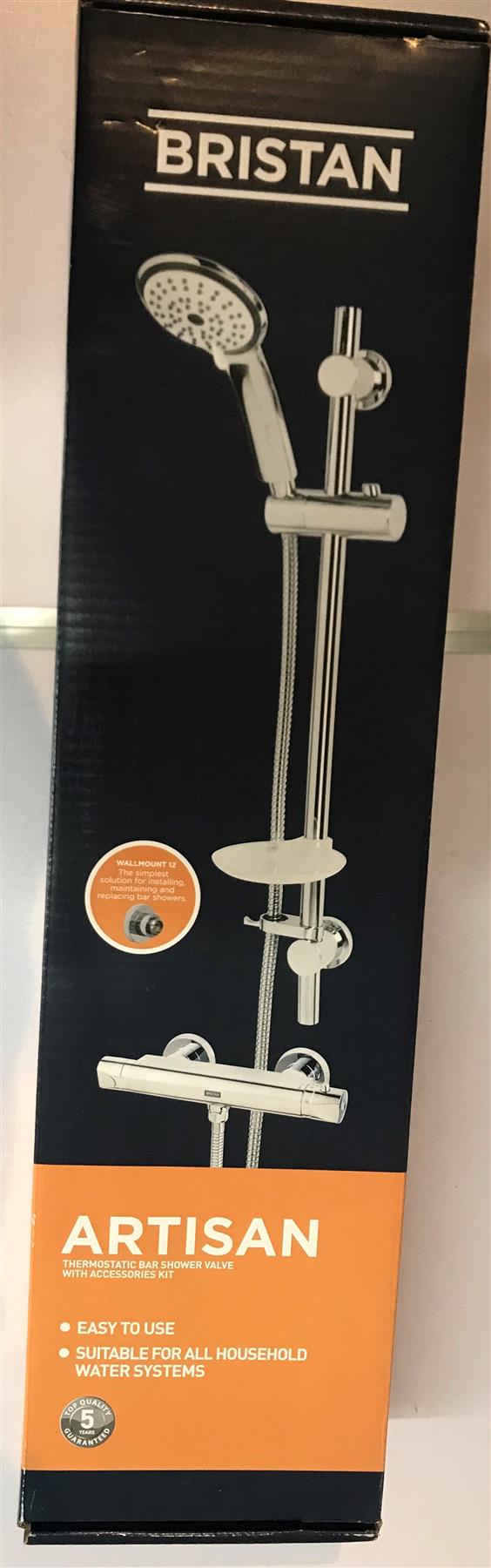 Bristan AR2 SHXMTFF C Artisan Thermostatic Bar Shower Valve with Accessories