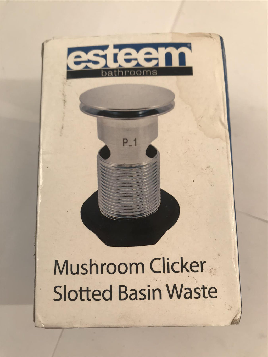 Esteem 1 1/4" Mushroom Clicker Slotted Basin Waste