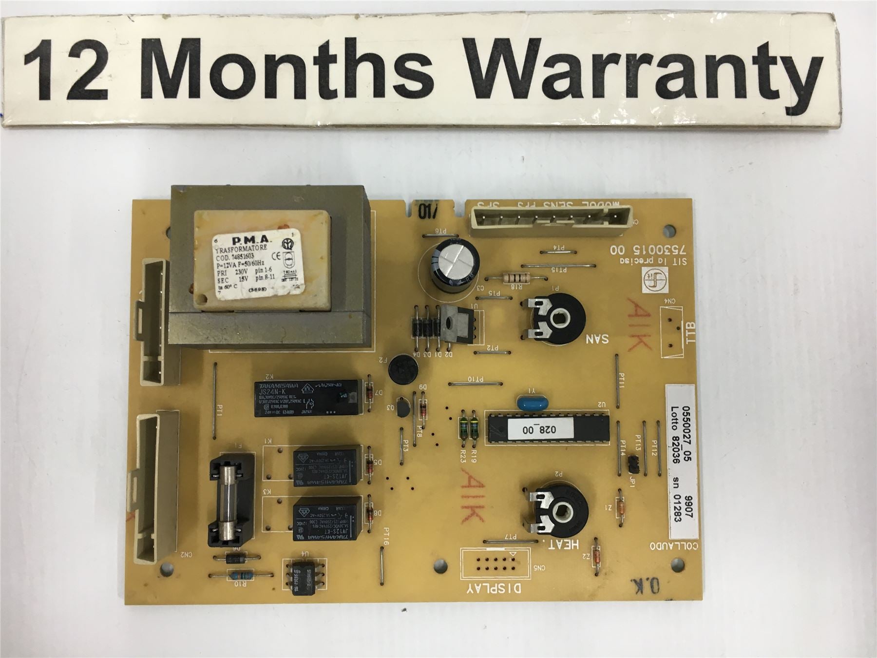 BAXI BAHAMA 100 SIT MAIN PCB 241189 / 240603 12M WARRANTY