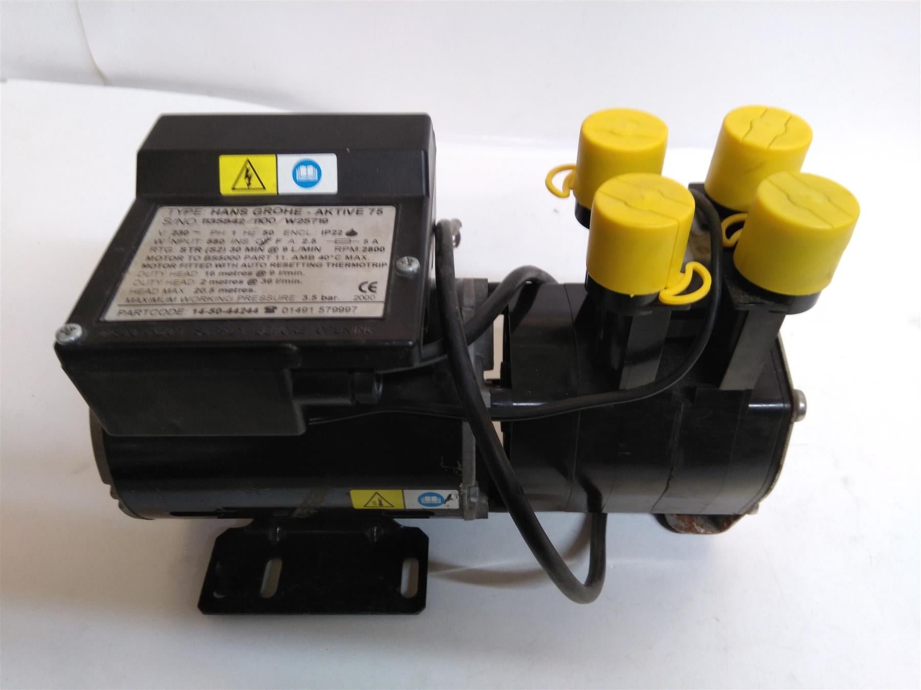 Stuart Turner Hansgrohe Aktive 75 Twin Positive Shower Pump 44244