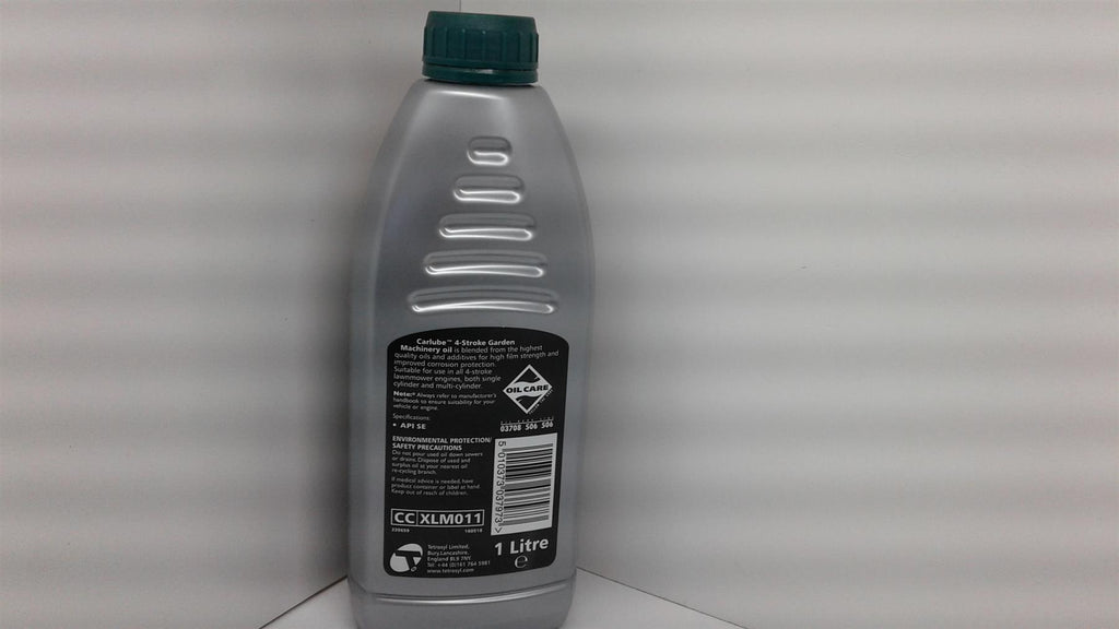Carlube 4 Stroke Garden Machinery Engine Oil SAE30 Lubricant - 1L