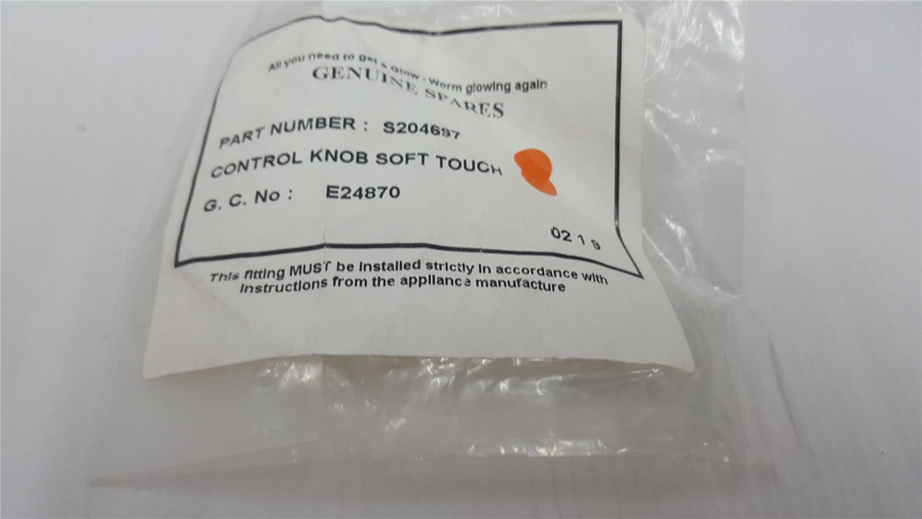 Glow worm S204697 control knob switch