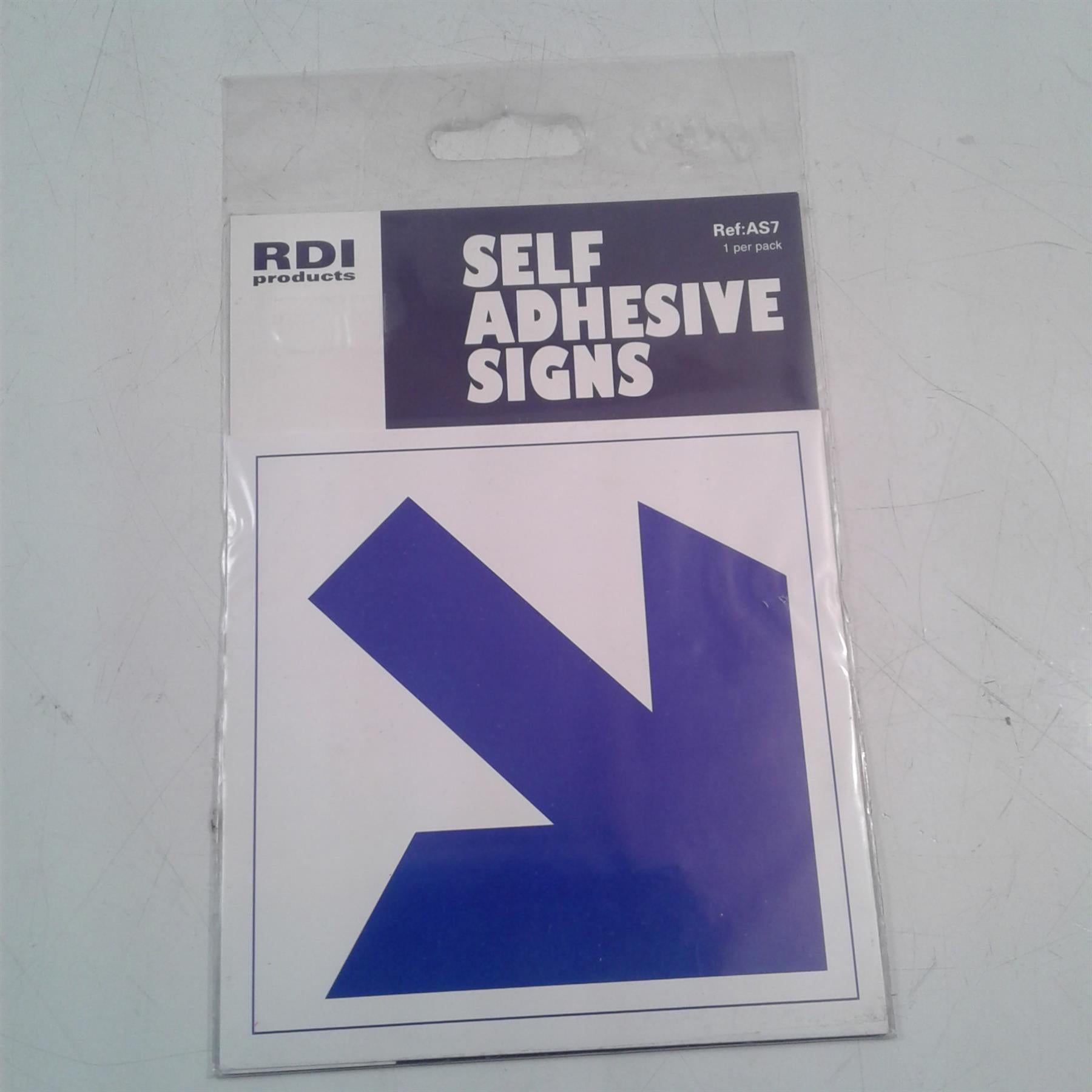Keep Right Self Adhesive Sign